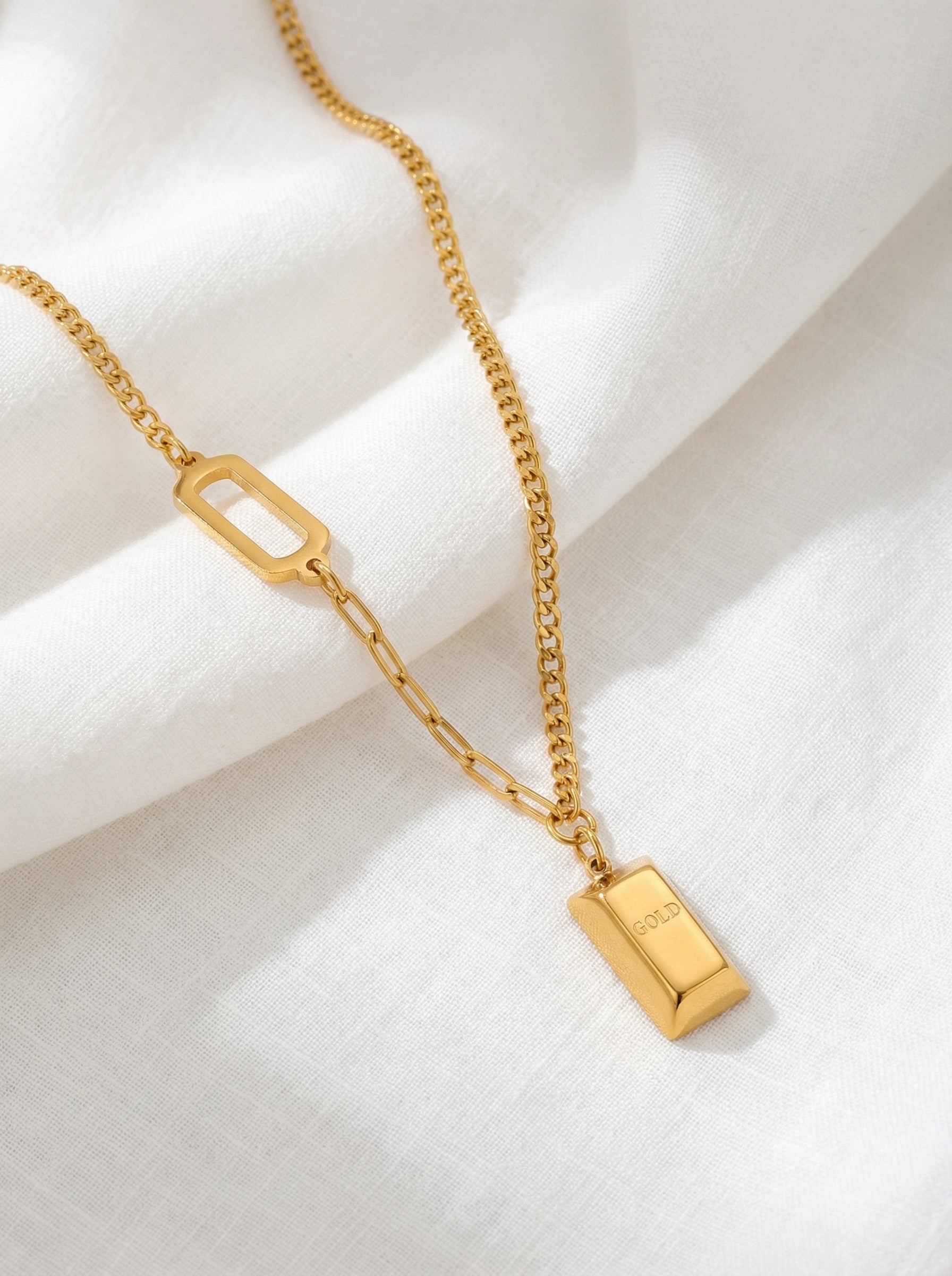 Love Tag Pendant Necklace