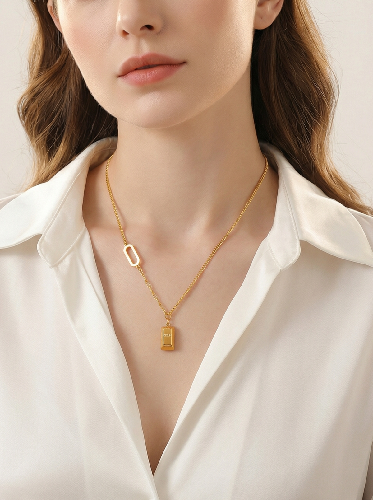 Love Tag Pendant Necklace