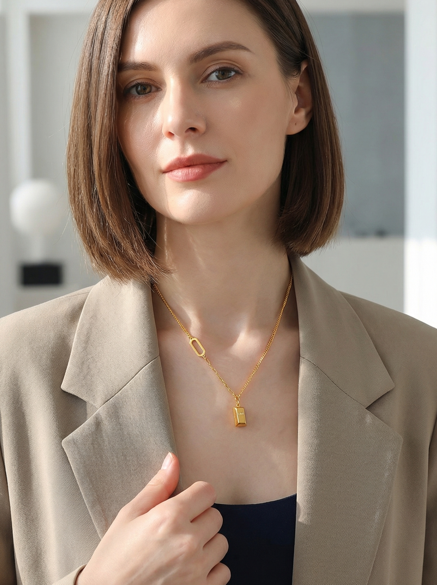Love Tag Pendant Necklace