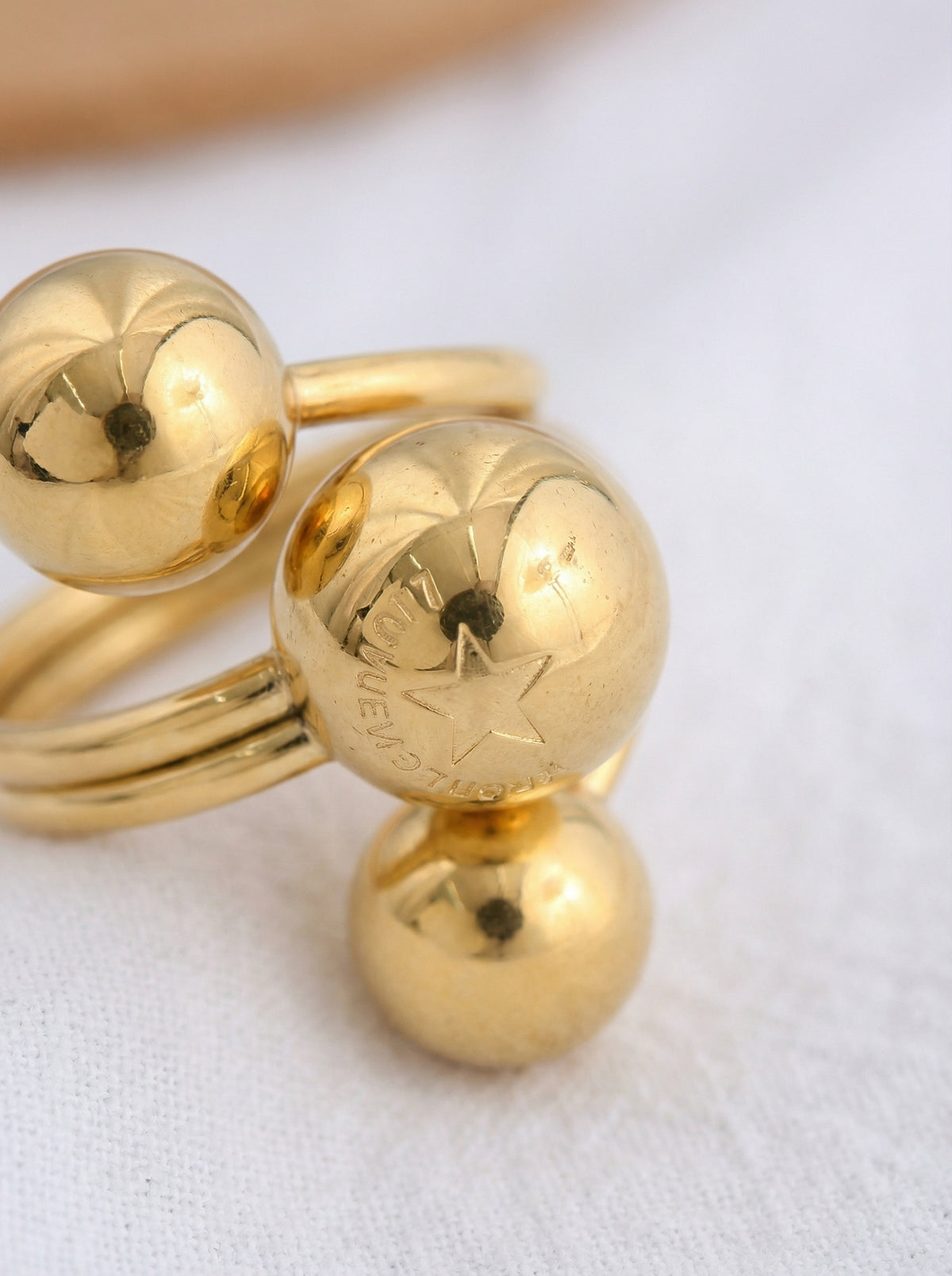 Sculptural Orb Ring