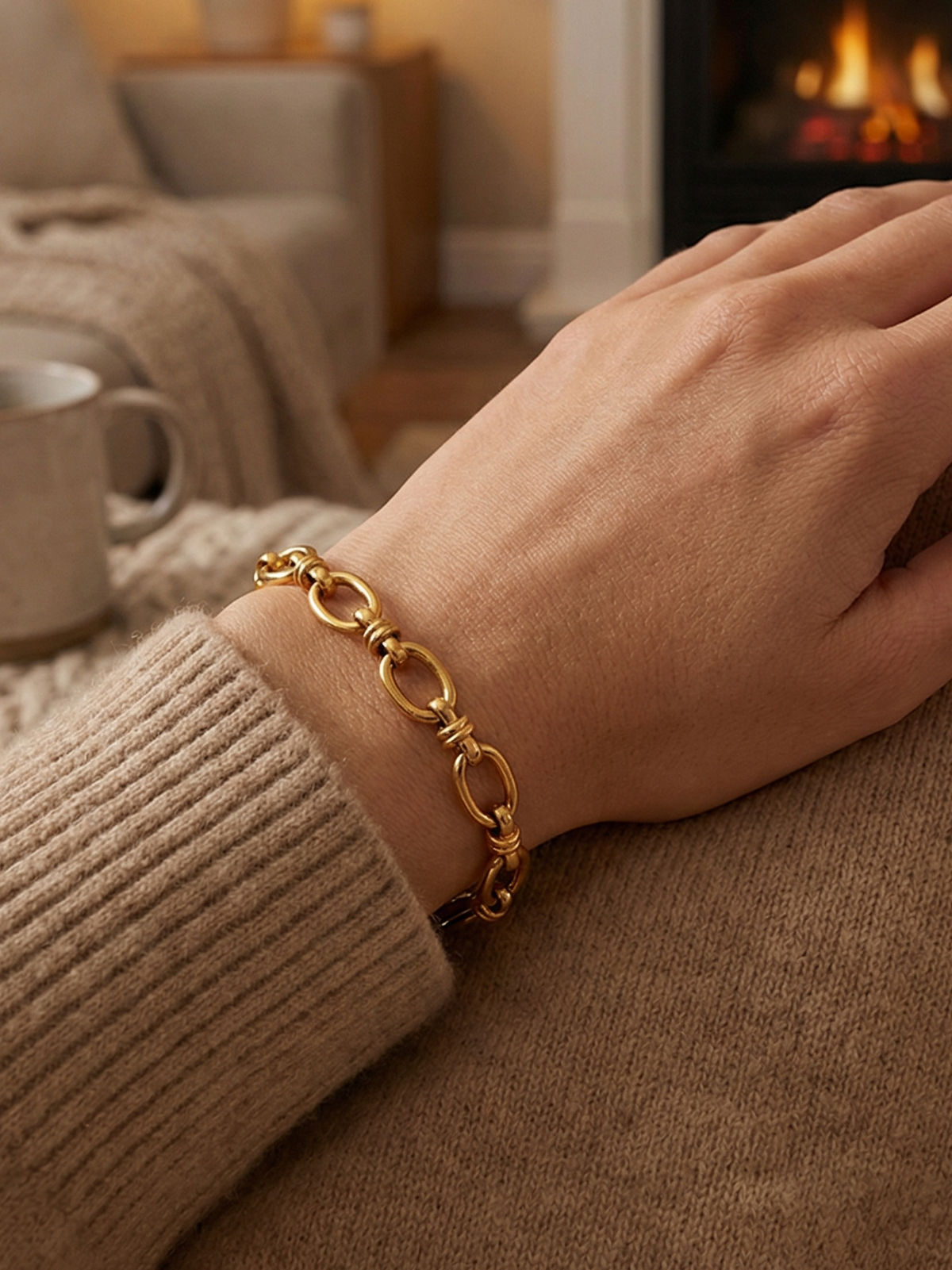 Oval Link Chain Bracelet
