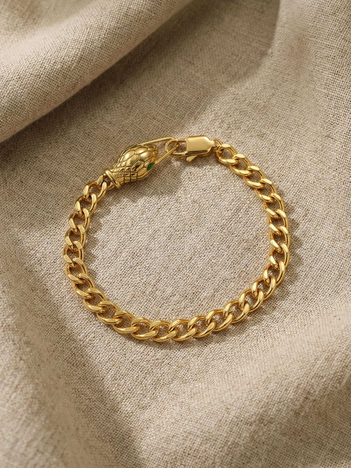 Snake Head Chain Bracelet