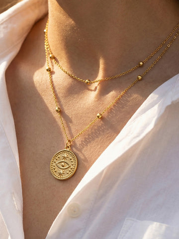 Modern Geometric Necklace