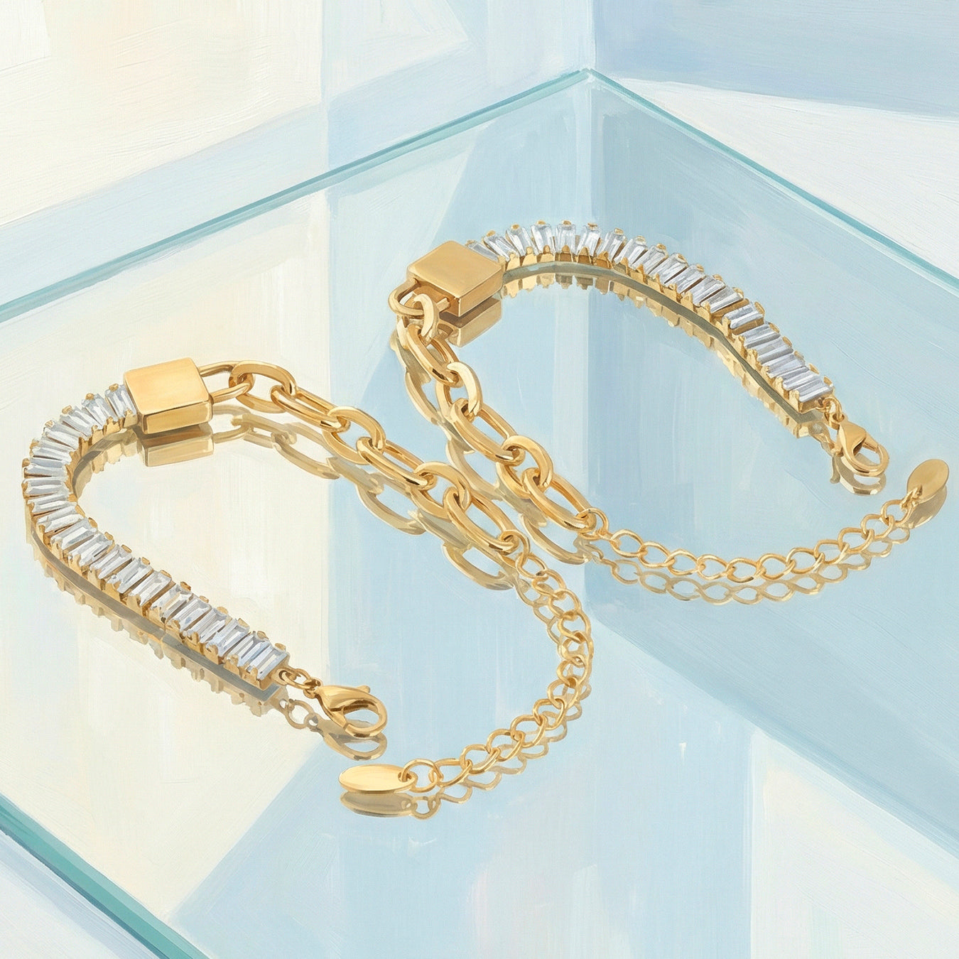 Zircon Link Bracelet