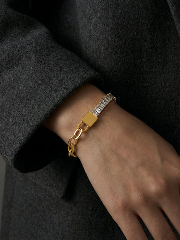 Zircon Link Bracelet