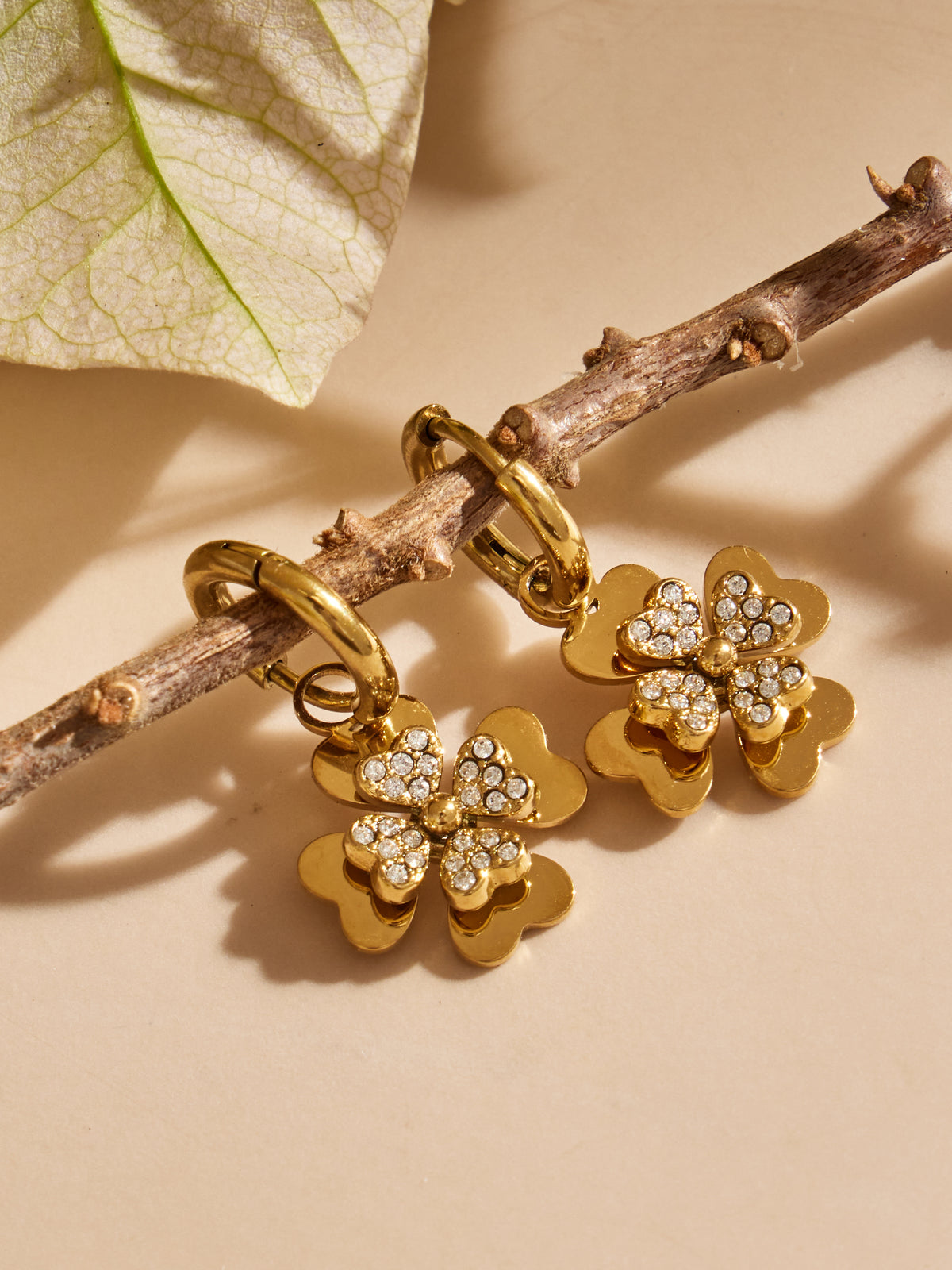 Four-Leaf Clover Jewelry — Choose Your Piece
