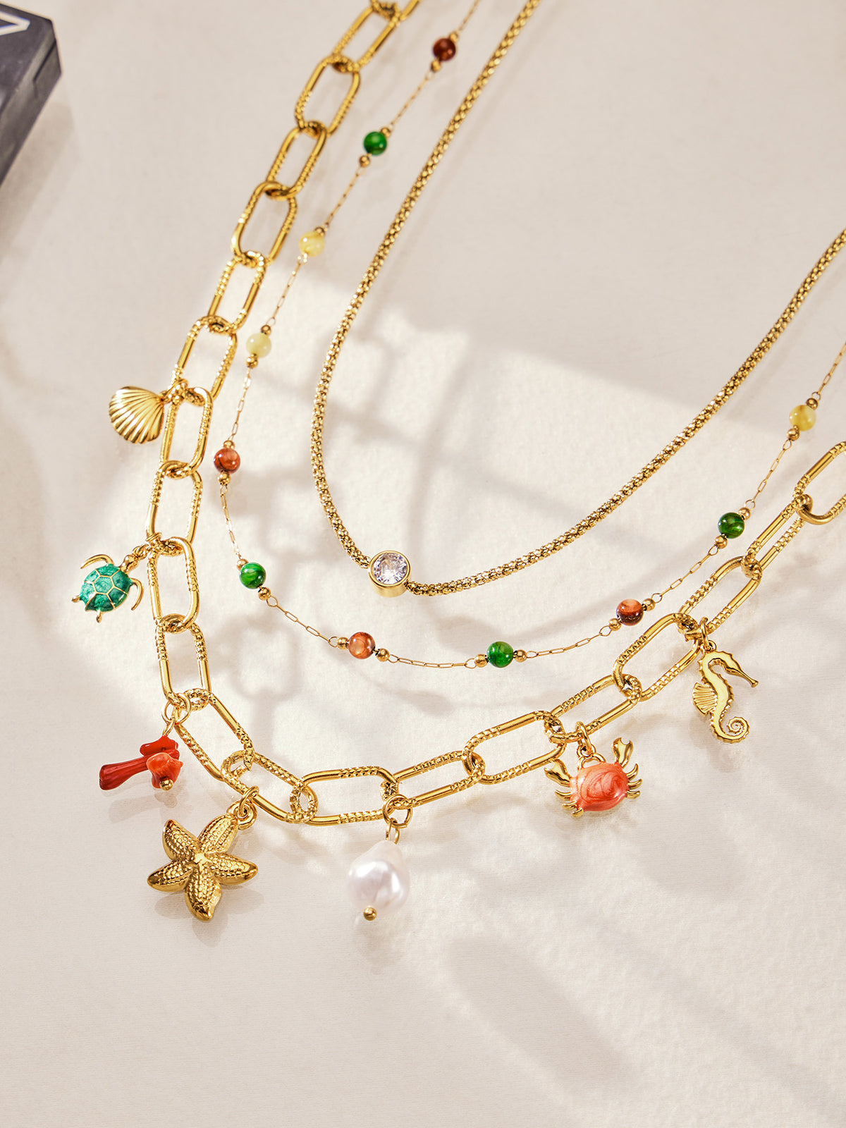 Ocean Wonders Necklace & Bracelet Set