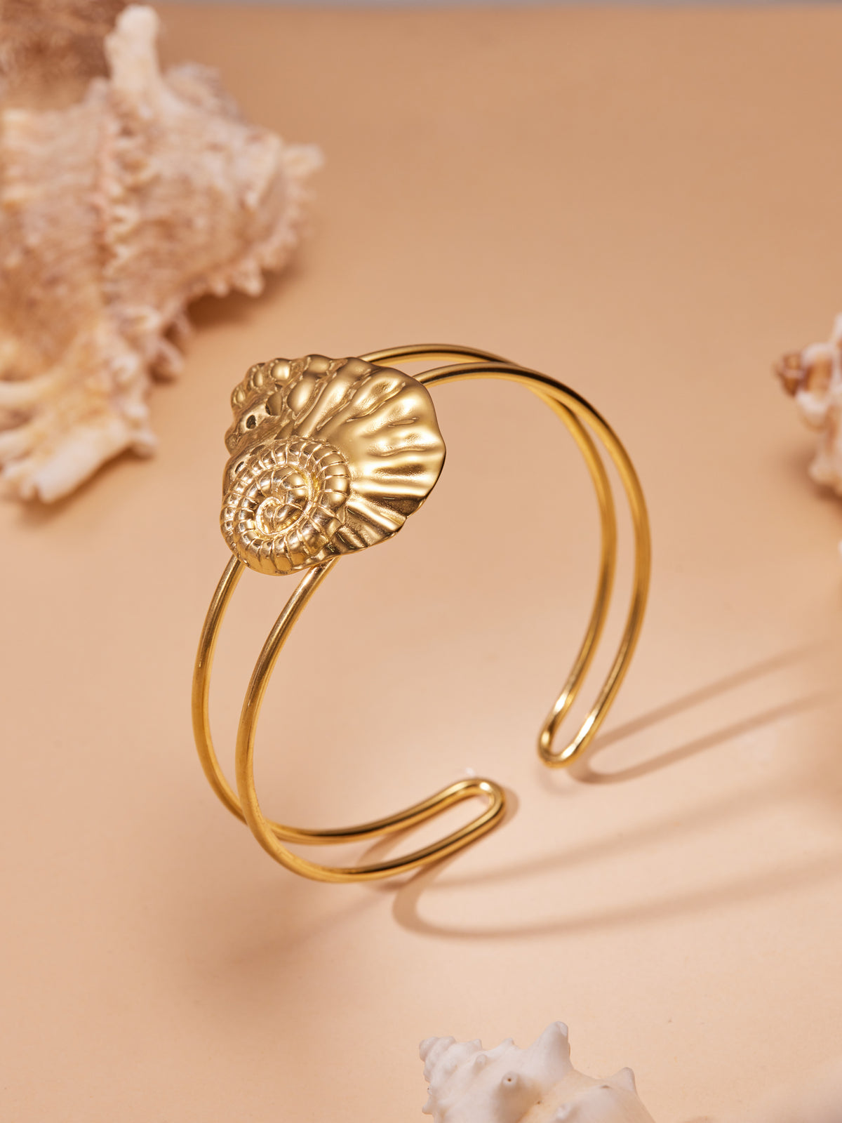 Ocean Sculptural Cuff Bracelet
