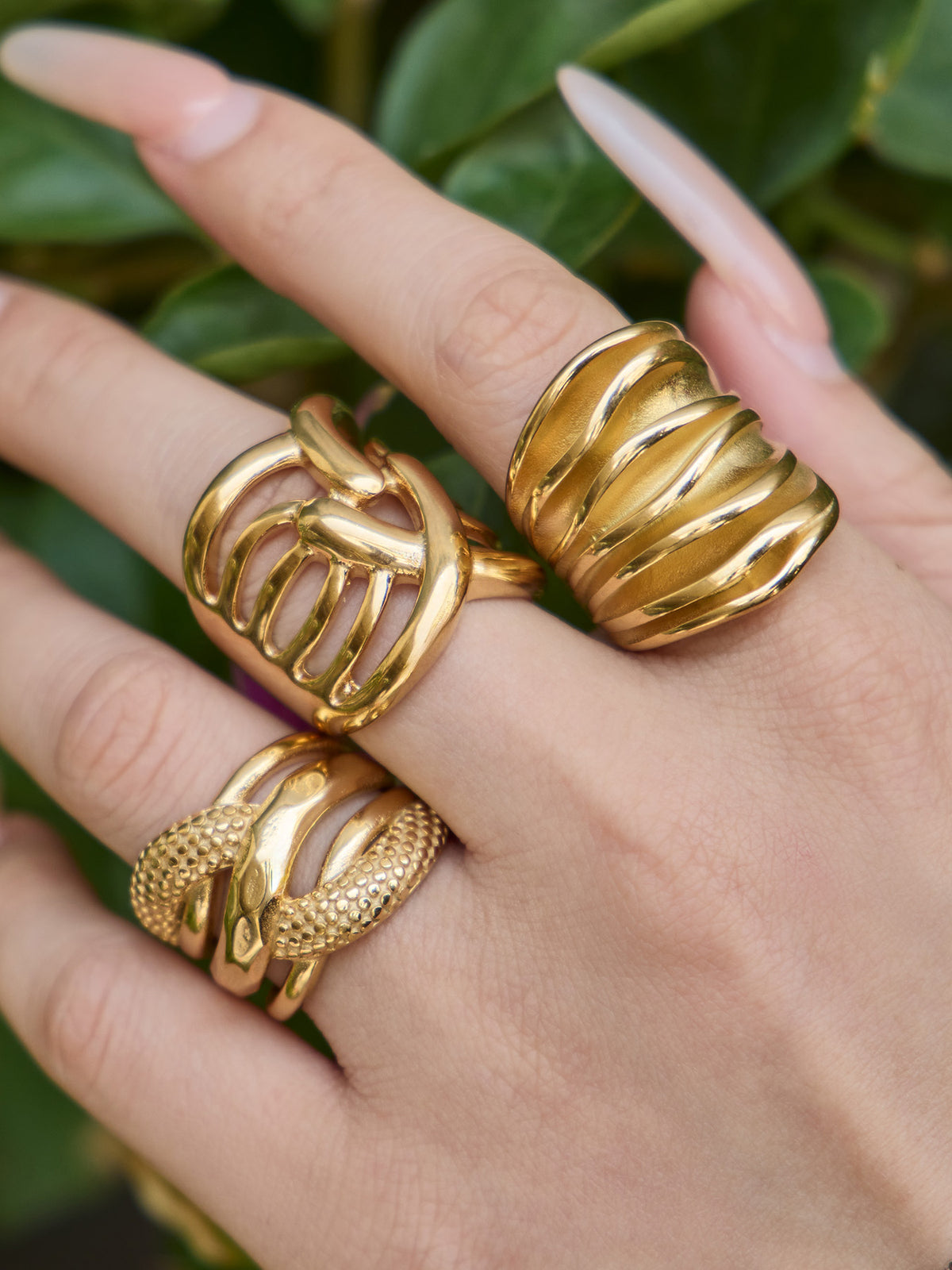 Sculptural Statement Rings — Choose Your Style