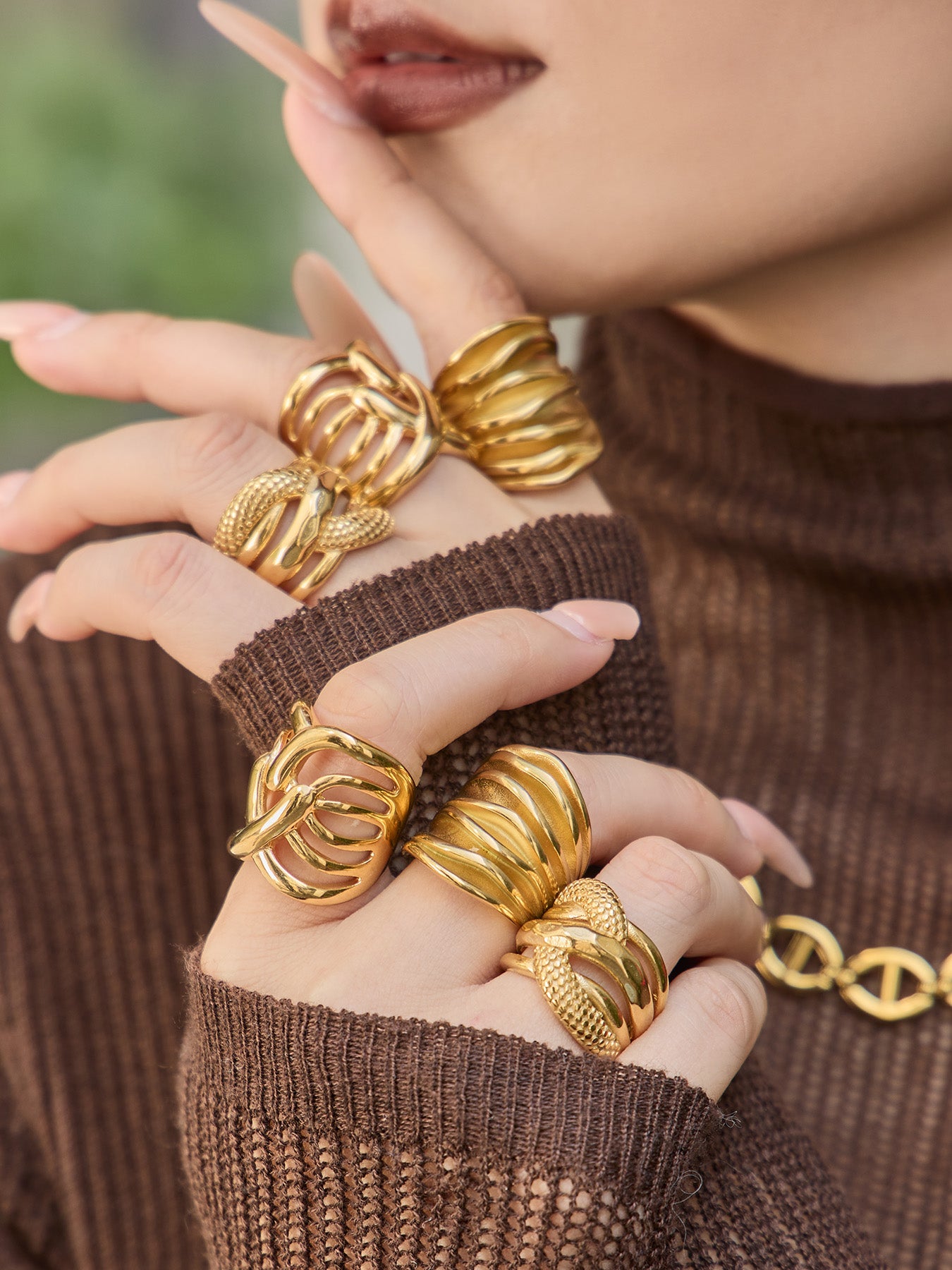 Sculptural Statement Rings — Choose Your Style