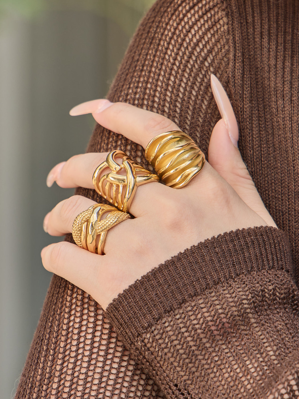 Sculptural Statement Rings — Choose Your Style
