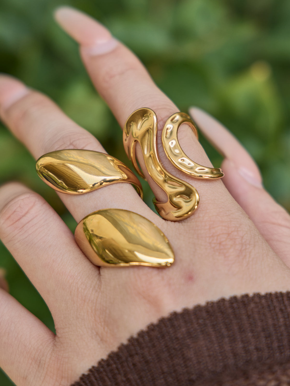 Sculptural Statement Ring — Choose Your Style