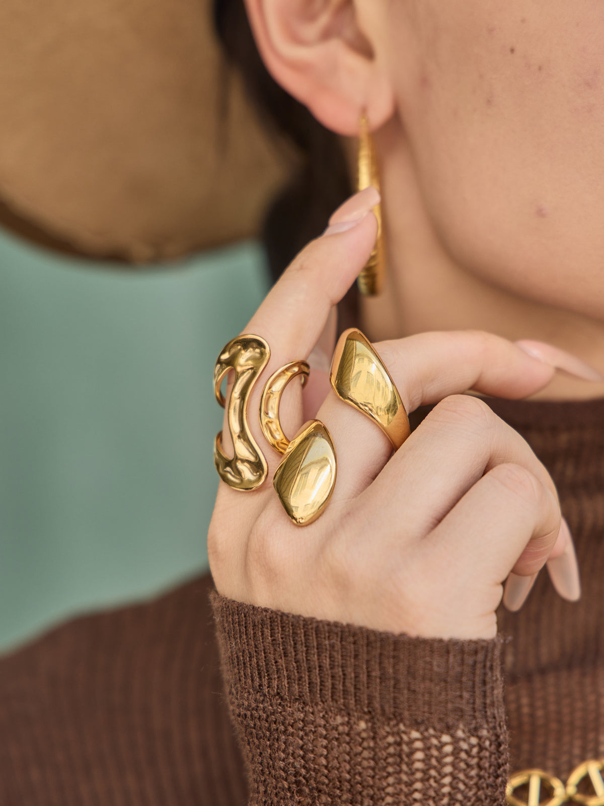Sculptural Statement Ring — Choose Your Style