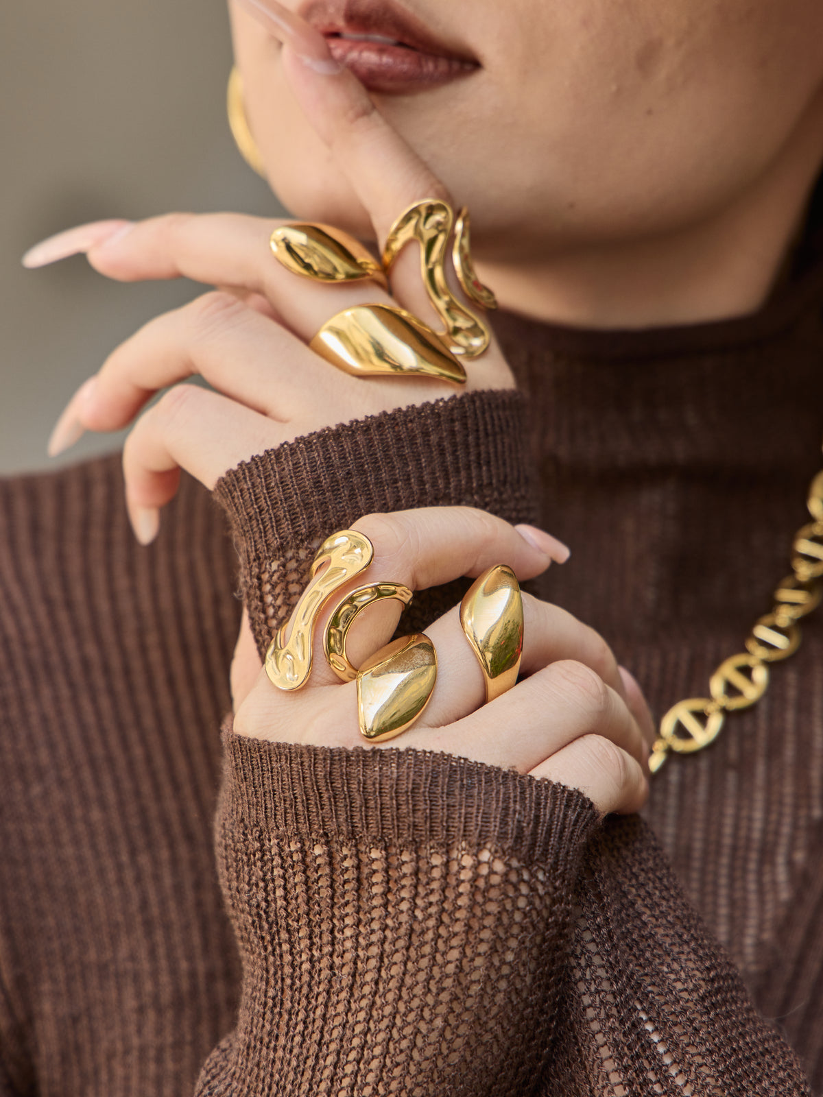 Sculptural Statement Ring — Choose Your Style