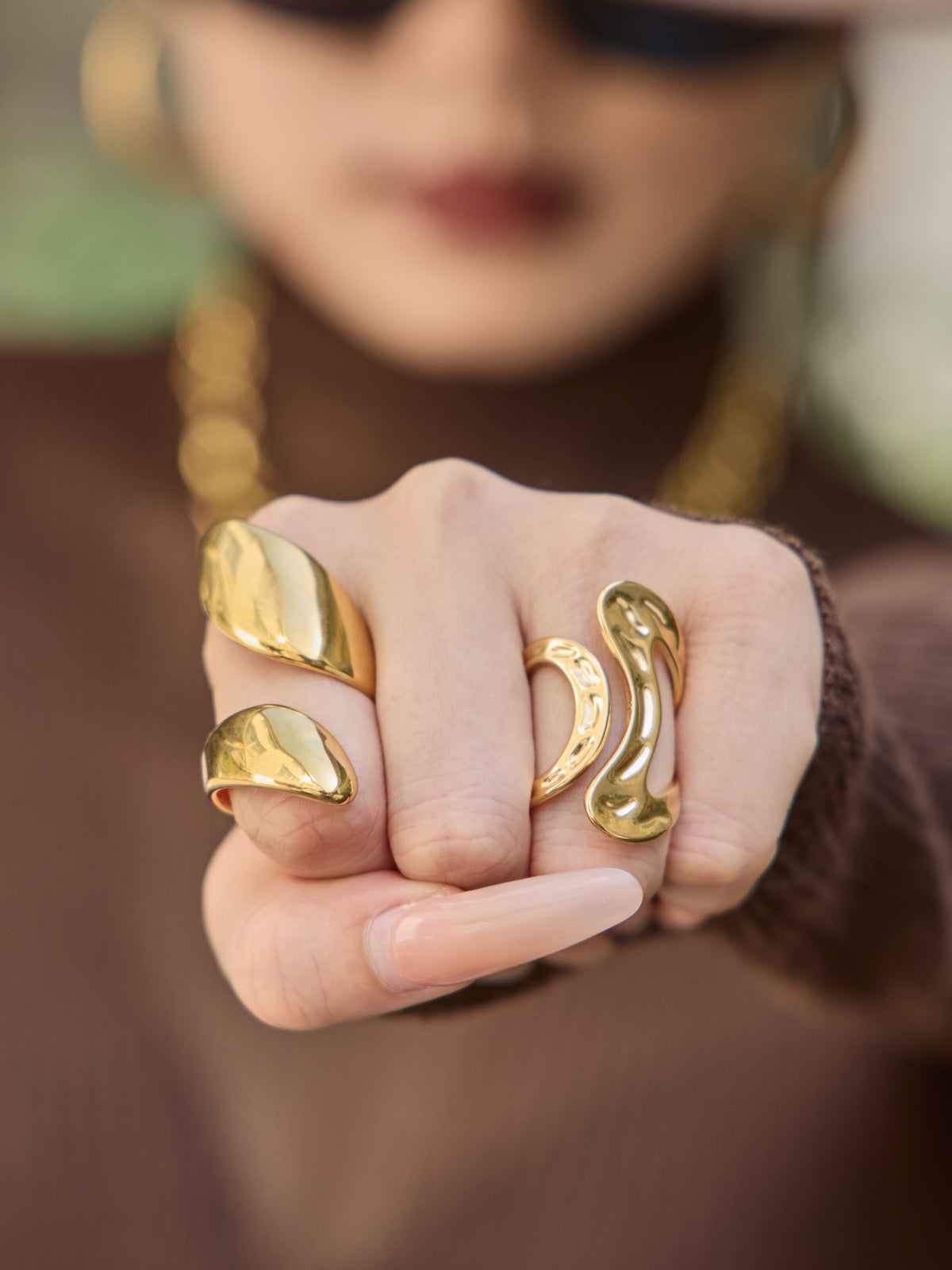 Sculptural Statement Ring — Choose Your Style