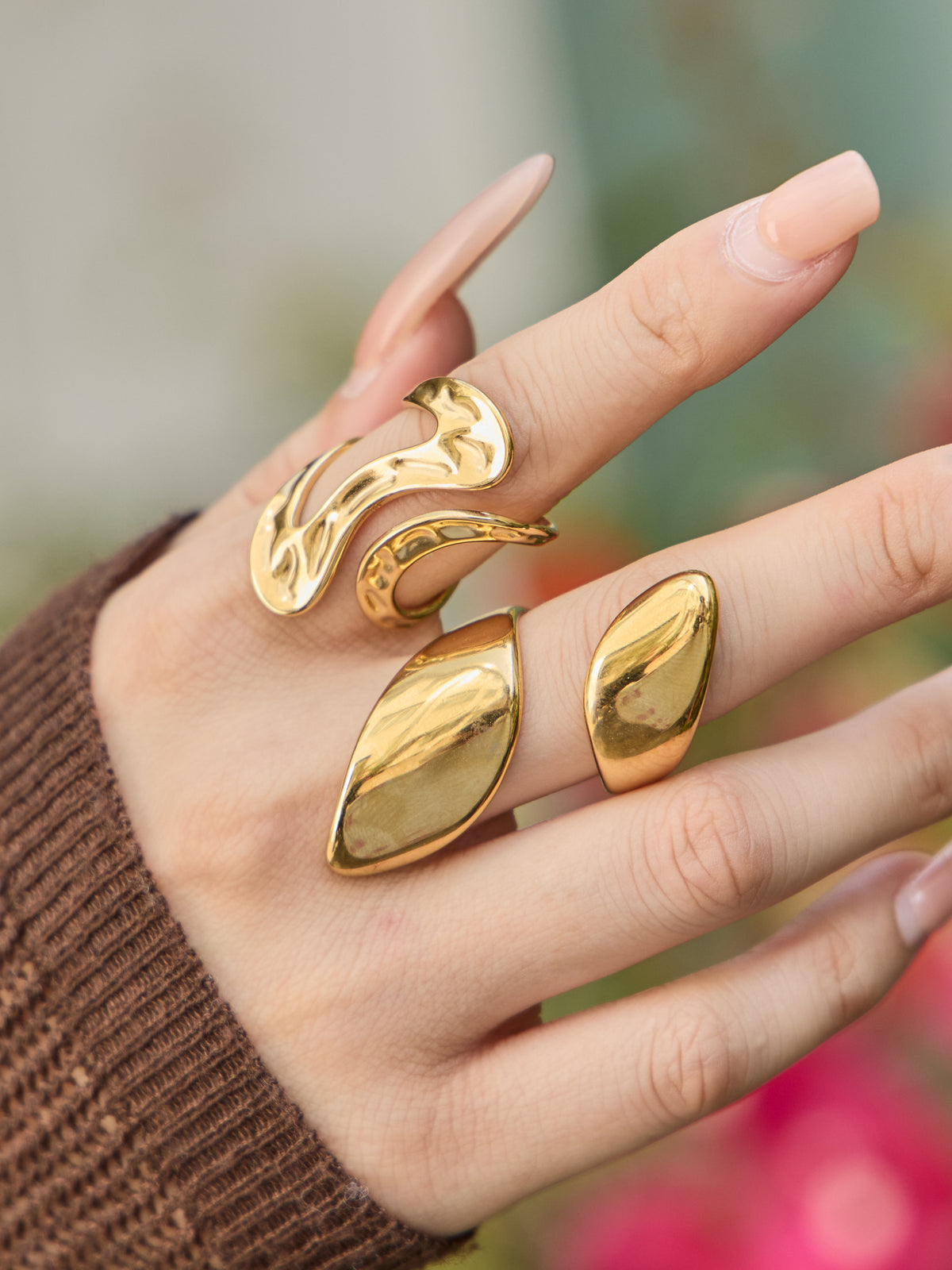 Sculptural Statement Ring — Choose Your Style