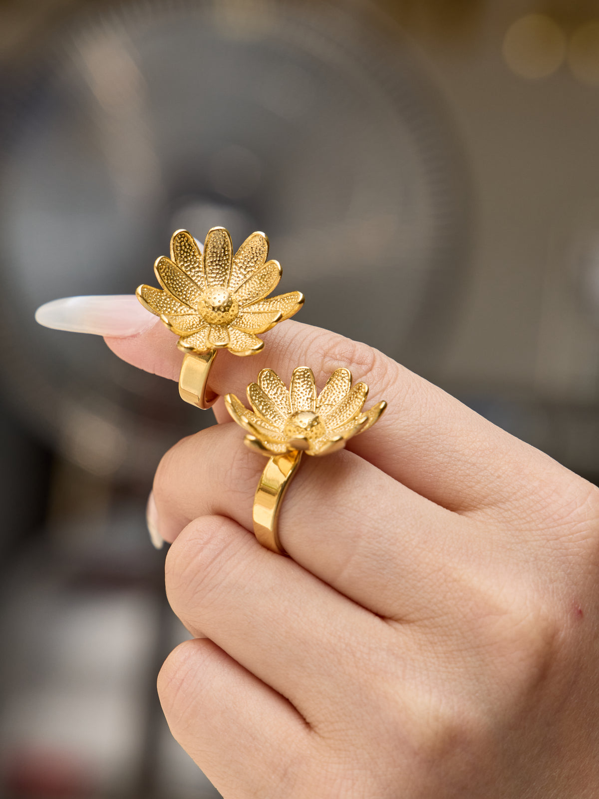Sculpted Garden Statement Rings — Choose Your Style