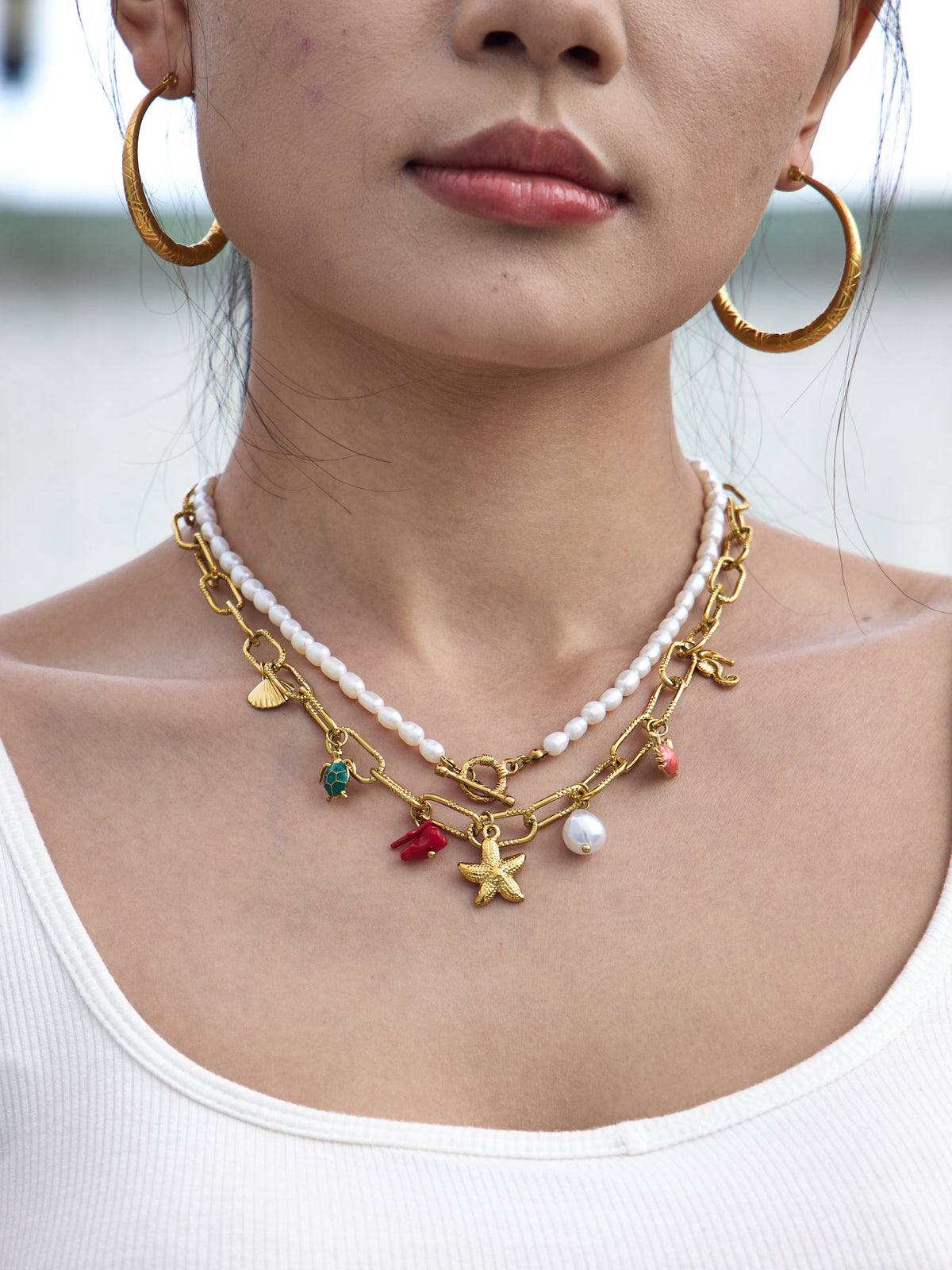 Ocean Wonders Necklace & Bracelet Set