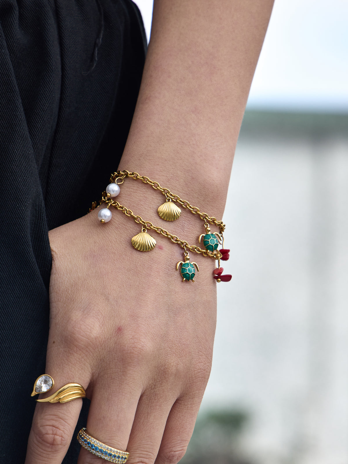 Ocean Wonders Necklace & Bracelet Set