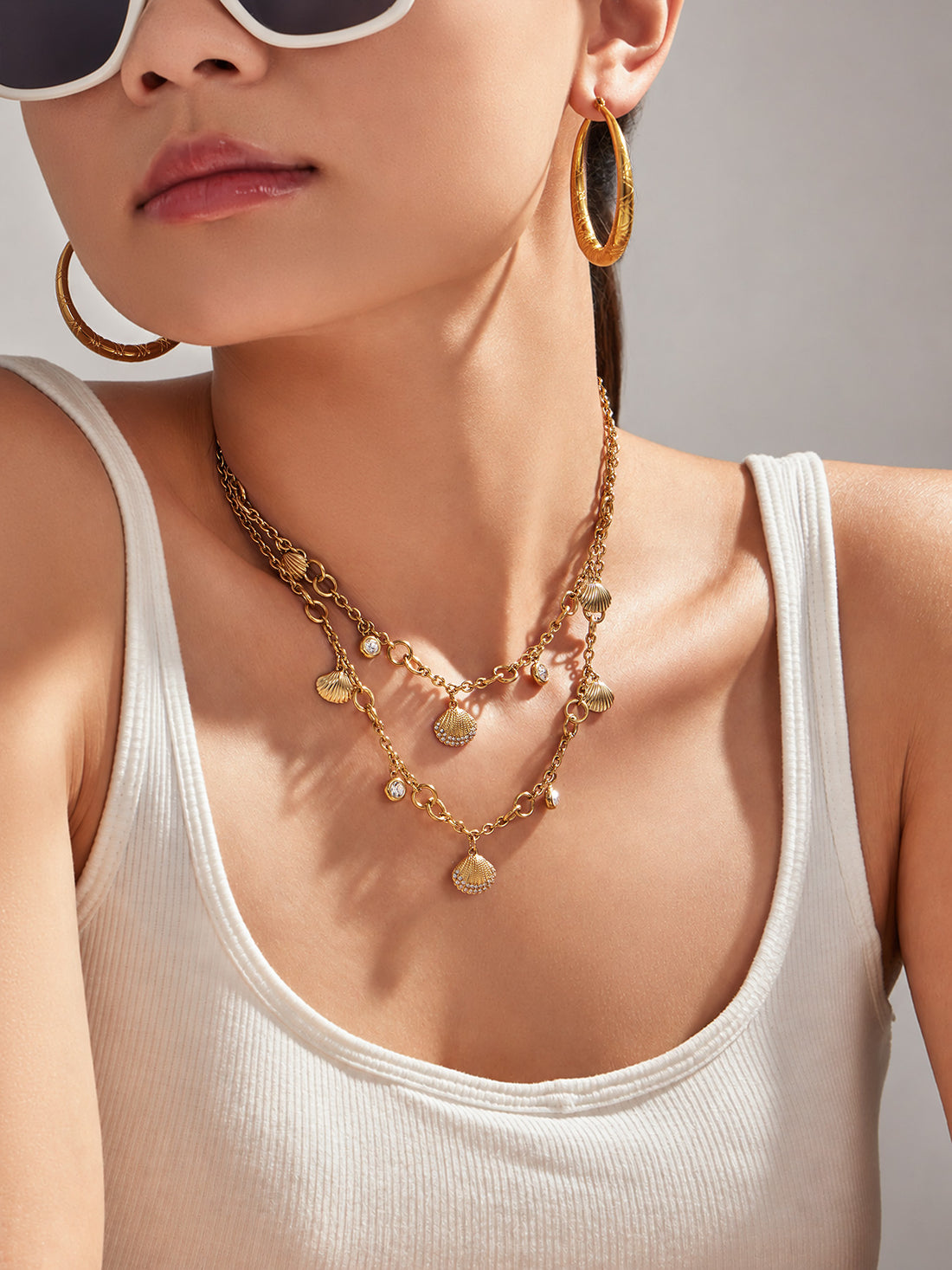 Ocean Shell Charm Jewelry — Choose Your Piece