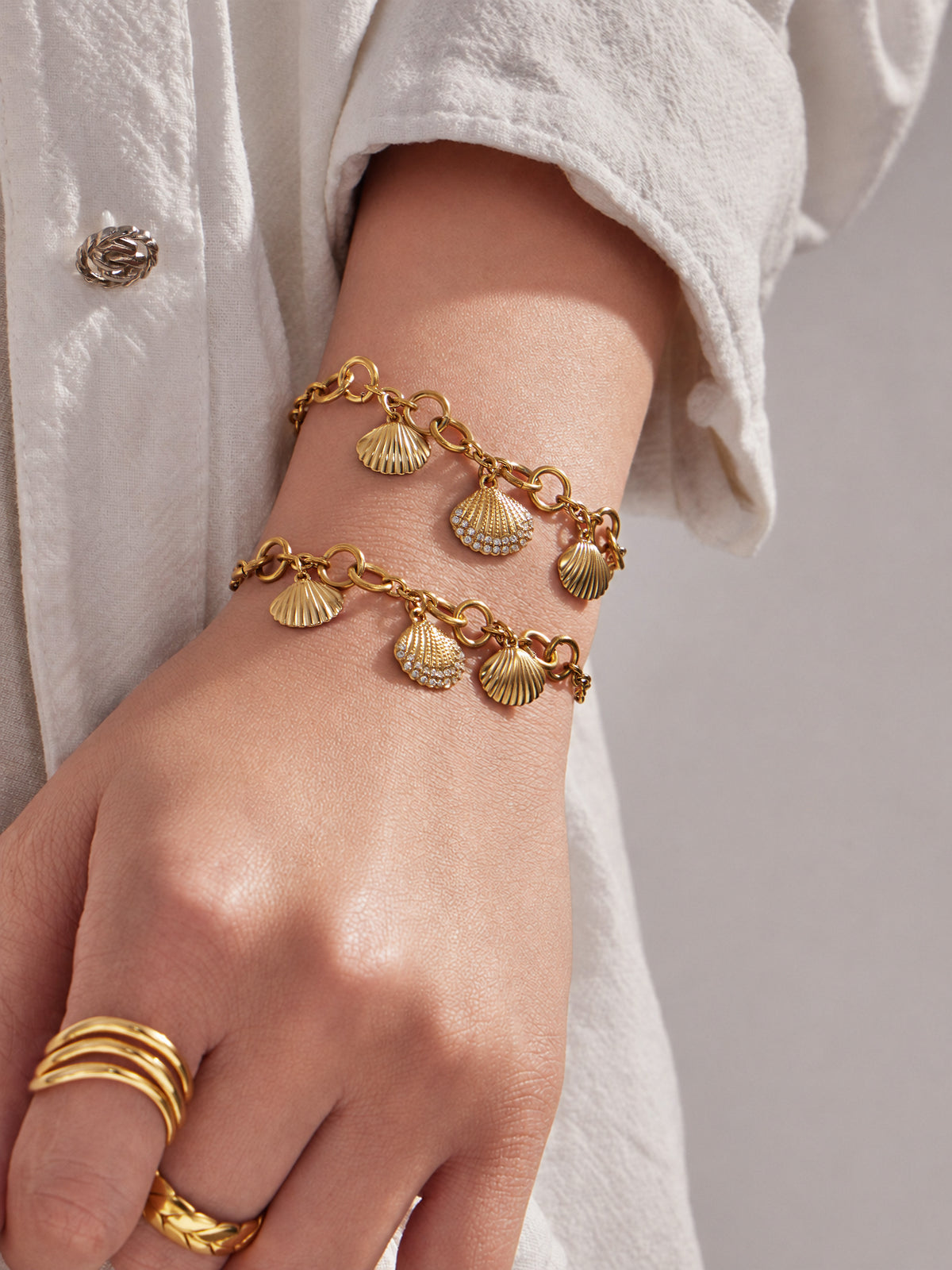 Ocean Shell Charm Jewelry — Choose Your Piece