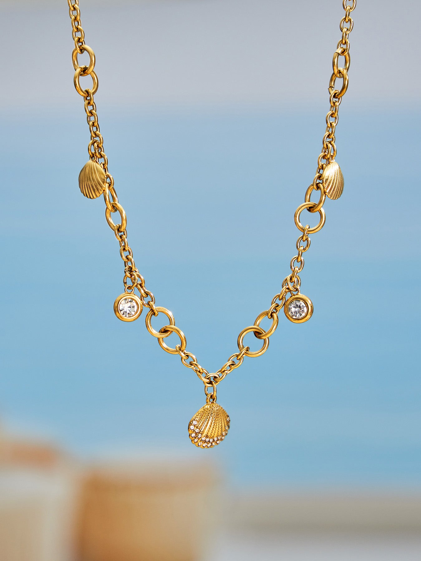 Ocean Shell Charm Jewelry — Choose Your Piece