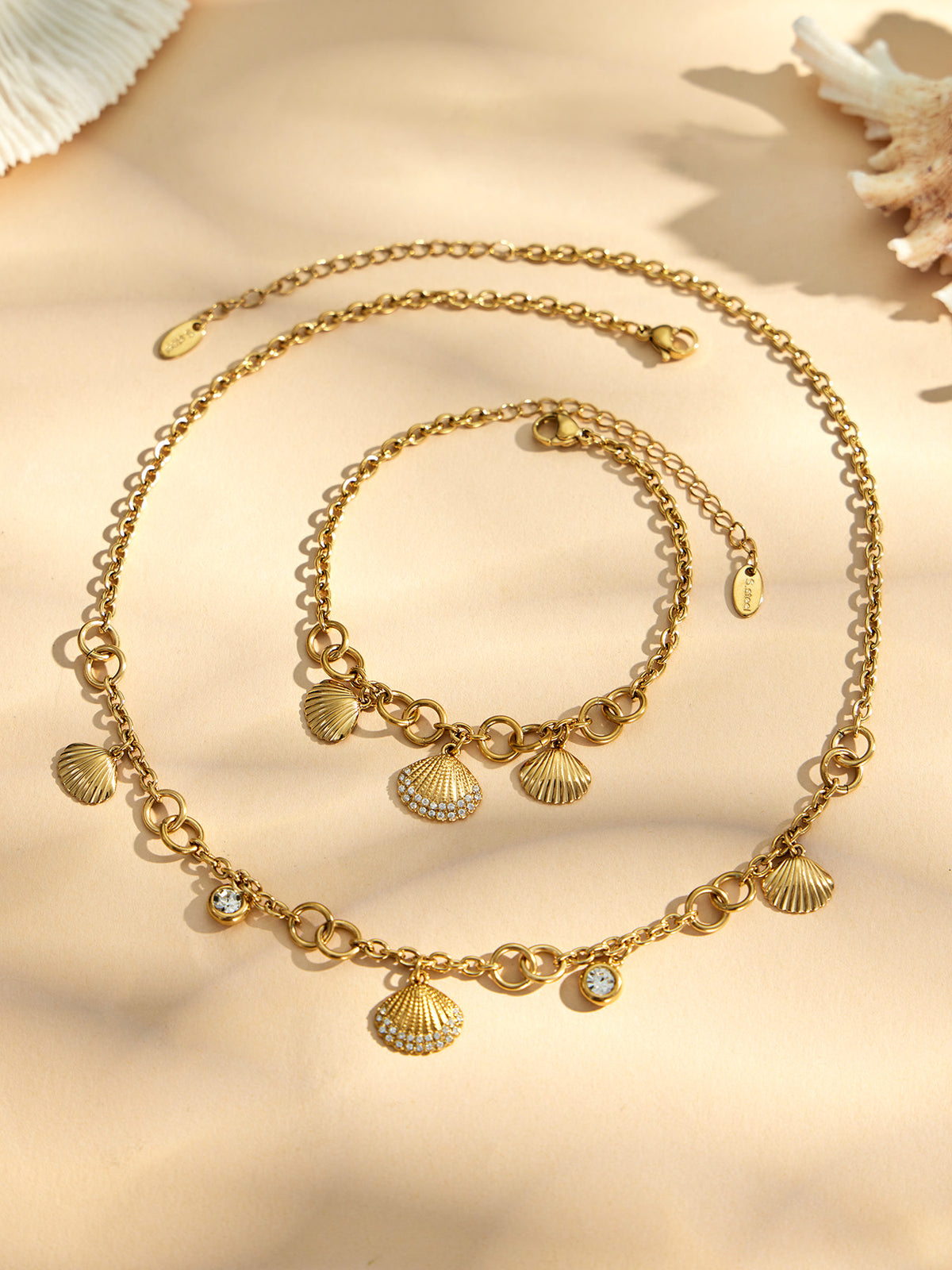 Ocean Shell Charm Jewelry — Choose Your Piece