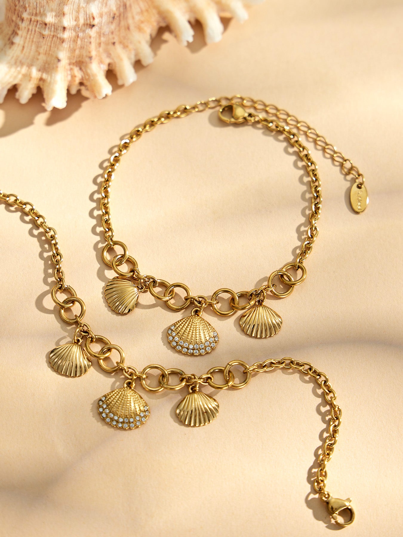 Ocean Shell Charm Jewelry — Choose Your Piece