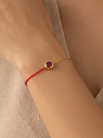 Modern Geometric Zircon Bracelet