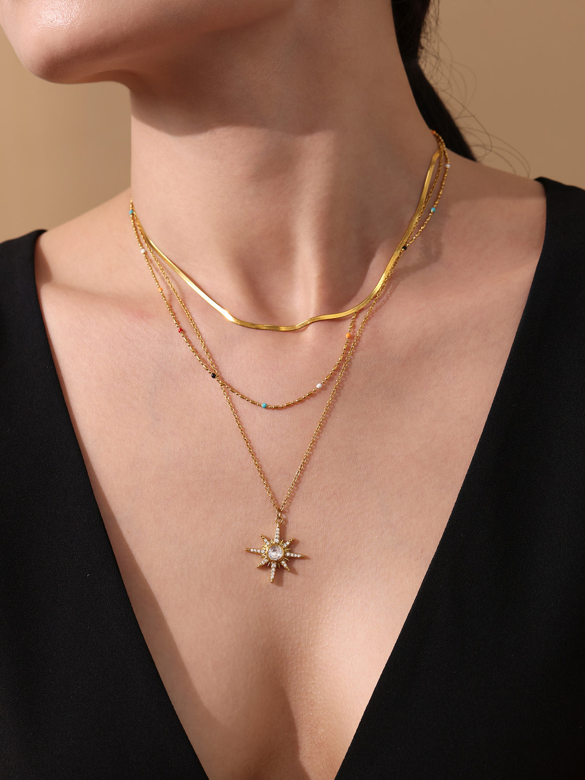 Golden Celestial Necklaces — Choose Your Style