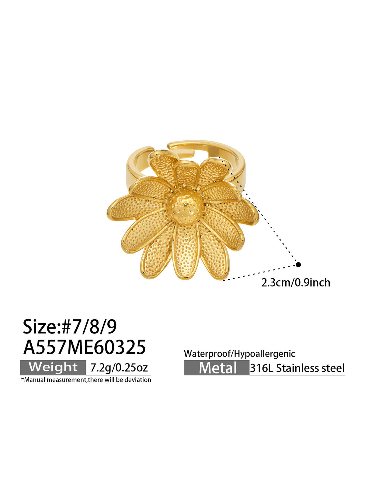 Sculpted Garden Statement Rings — Choose Your Style