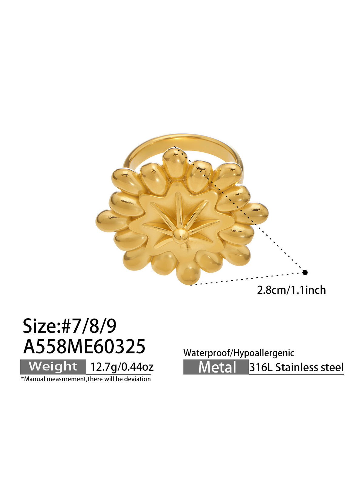 Sculpted Garden Statement Rings — Choose Your Style