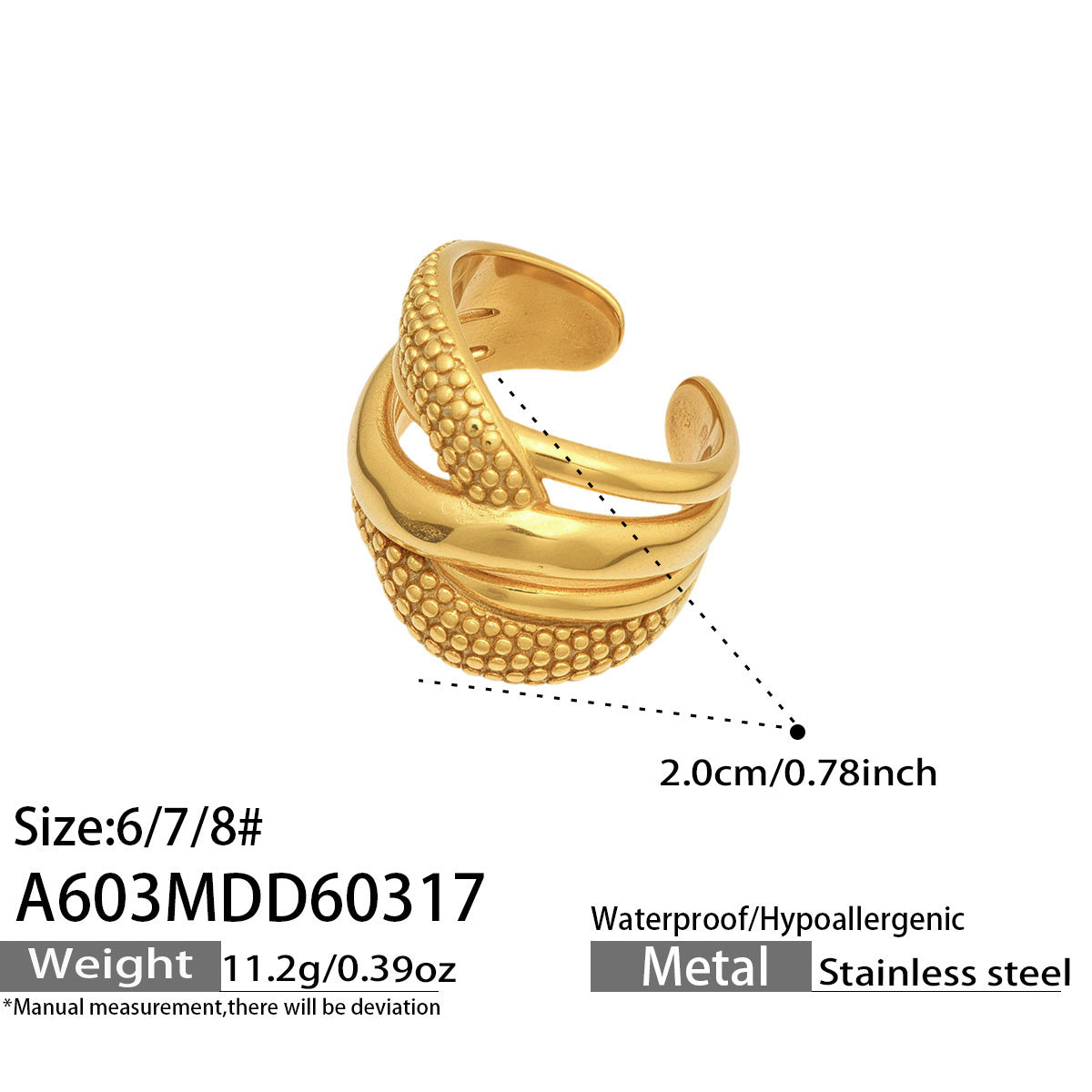 Sculptural Statement Rings — Choose Your Style