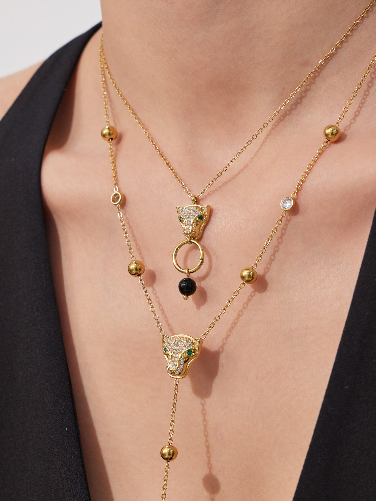 Crystal Panther Jewelry Collection — Choose Your Piece