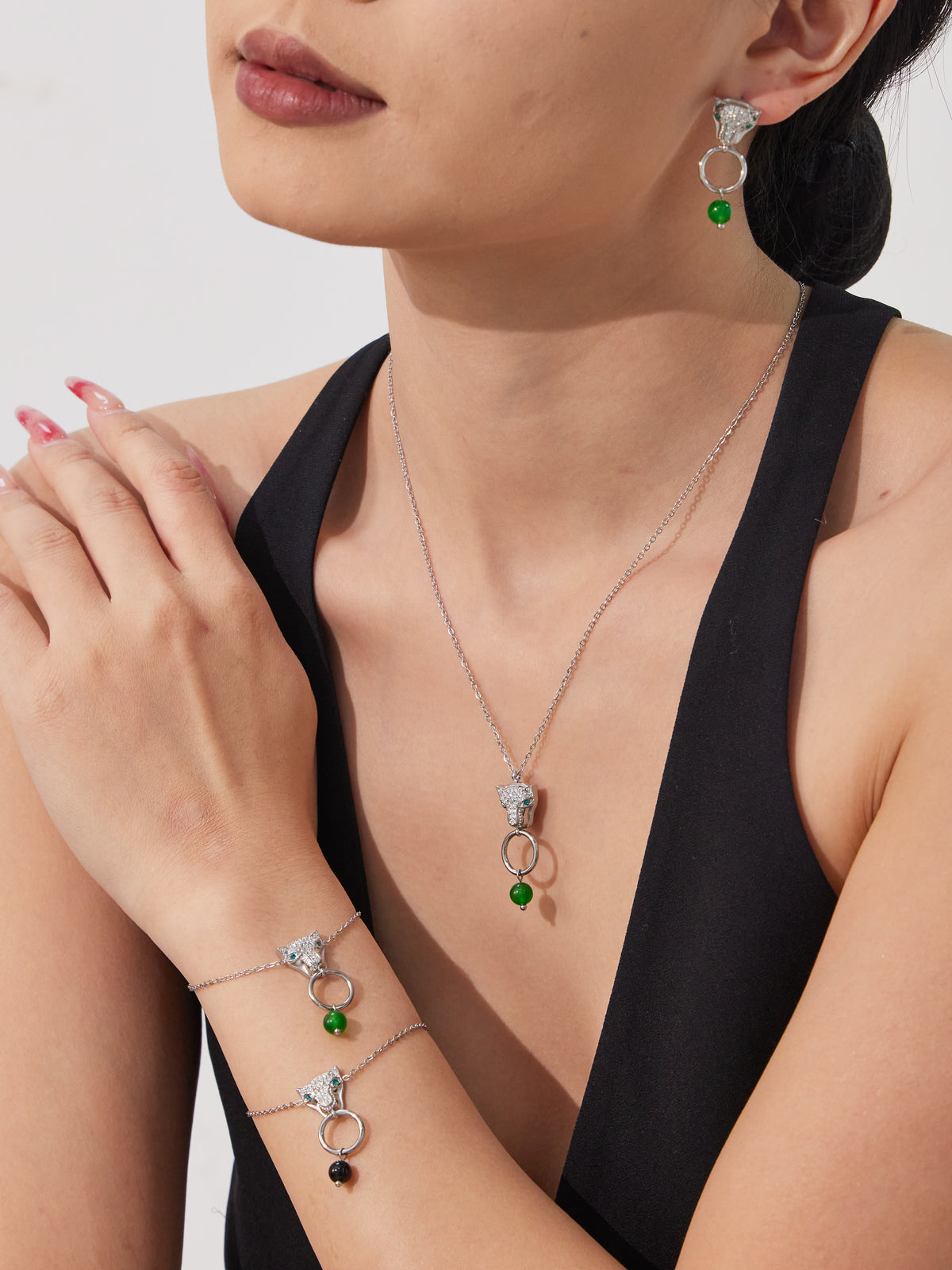 Crystal Panther Jewelry Collection — Choose Your Piece