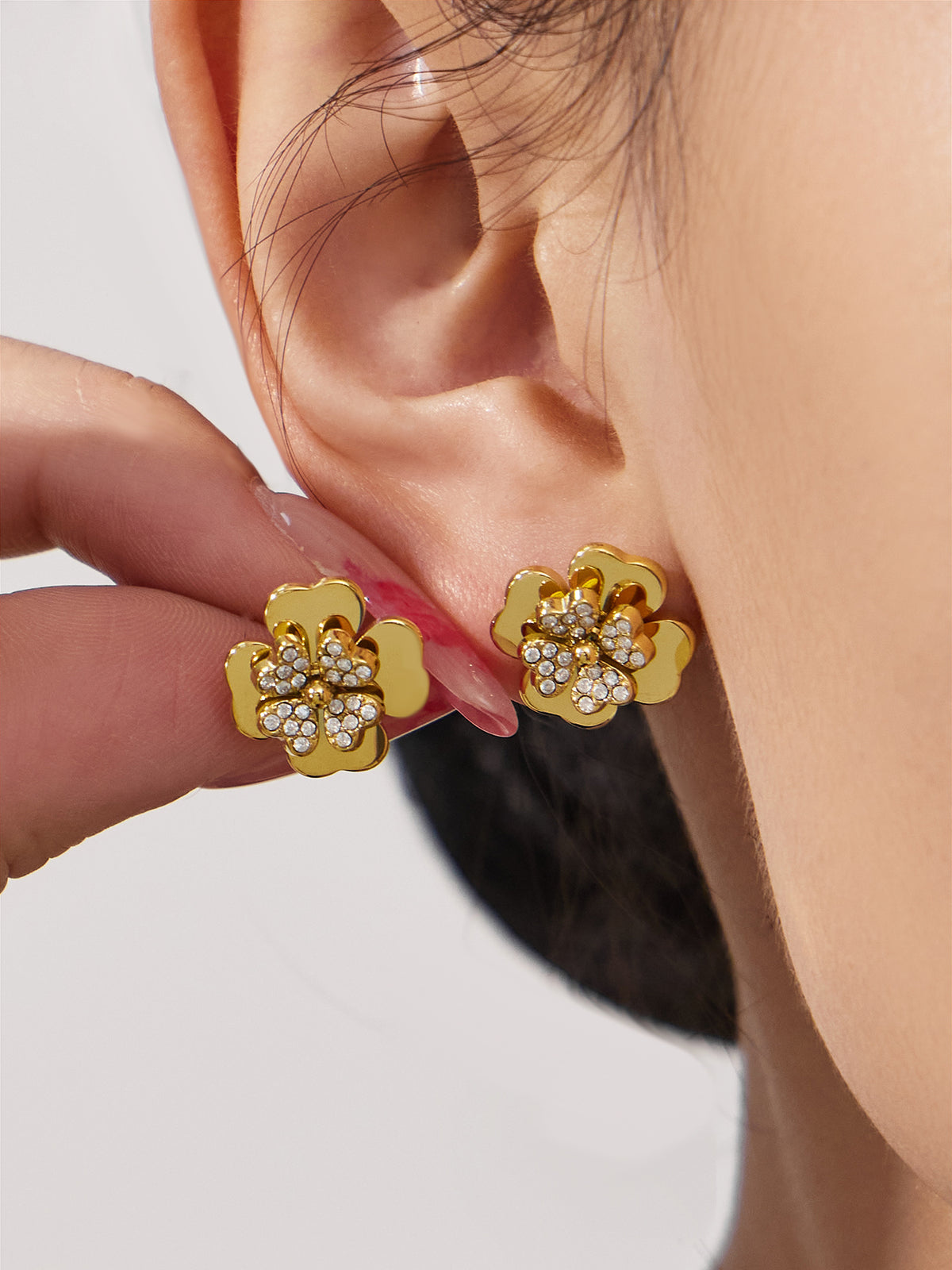 Crystal Camellia Jewelry Collection — Choose Your Piece