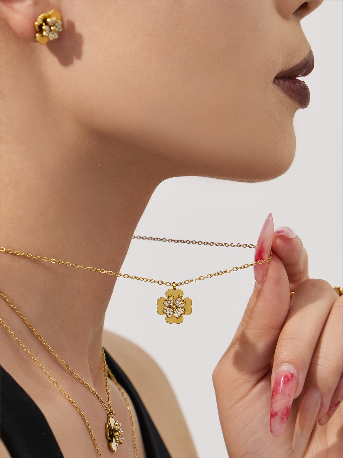 Crystal Camellia Jewelry Collection — Choose Your Piece