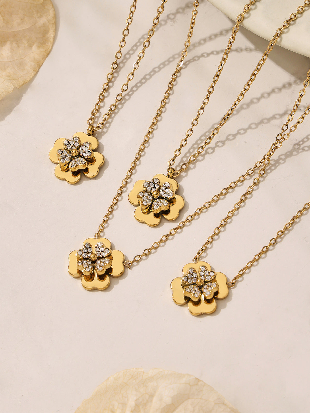Crystal Camellia Jewelry Collection — Choose Your Piece