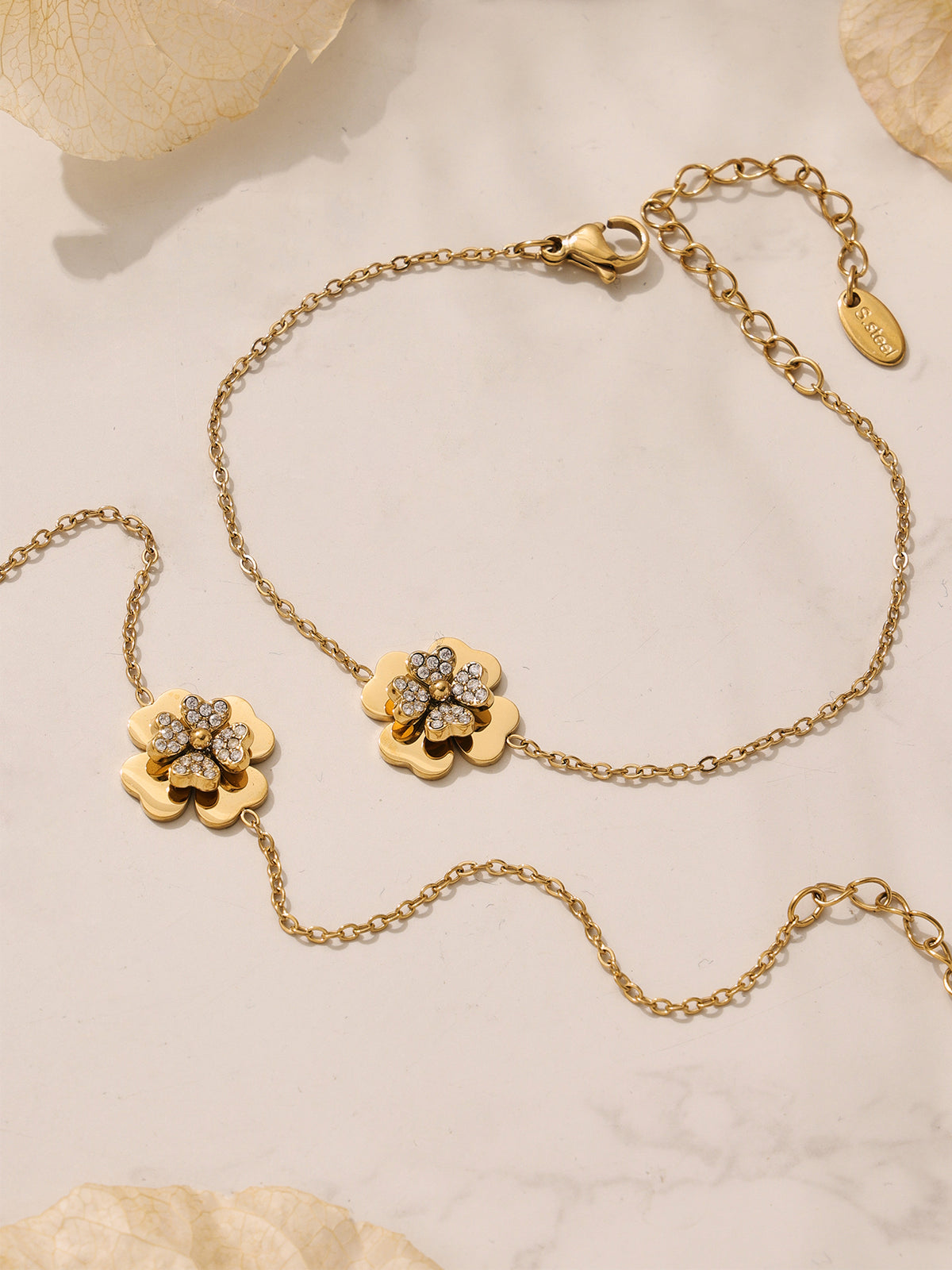 Crystal Camellia Jewelry Collection — Choose Your Piece