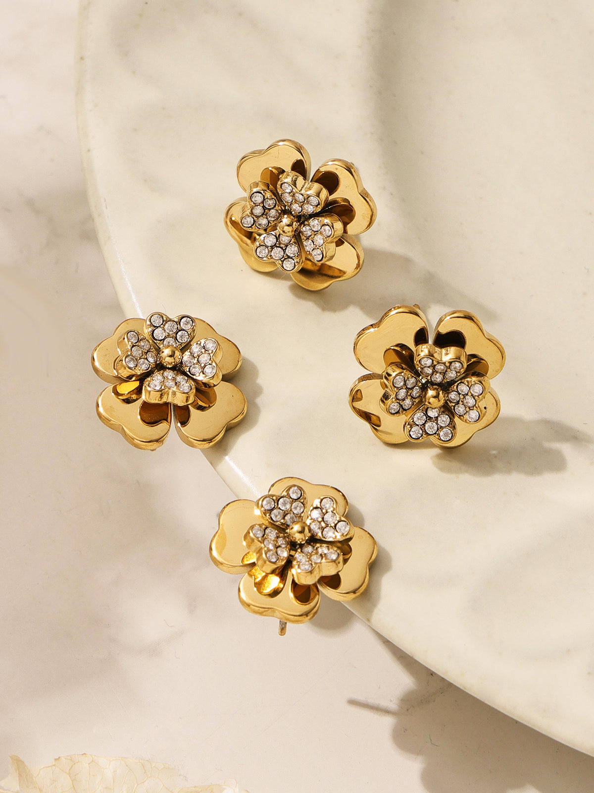 Crystal Camellia Jewelry Collection — Choose Your Piece
