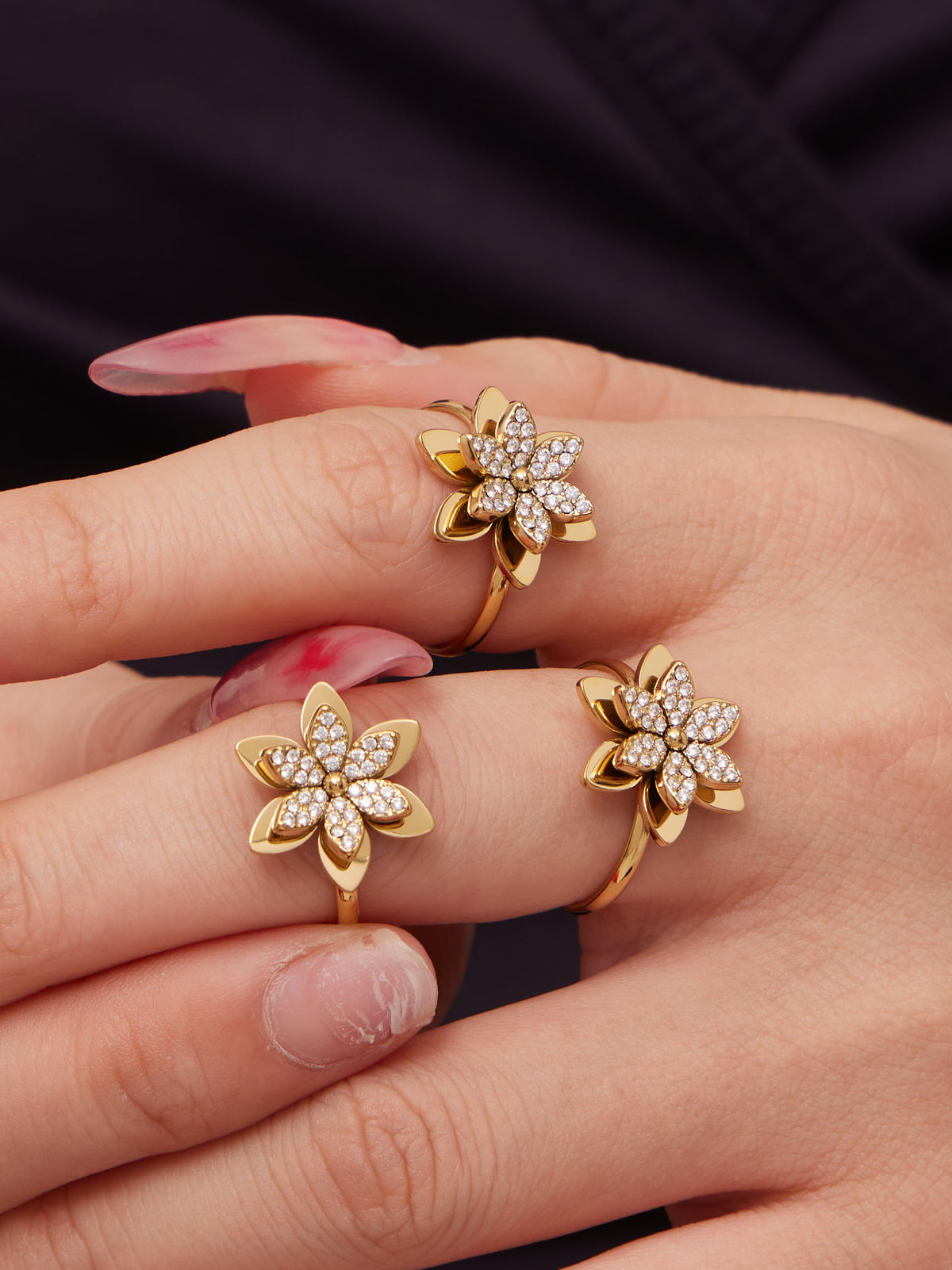 Crystal Blossom Jewelry Collection — Choose Your Piece