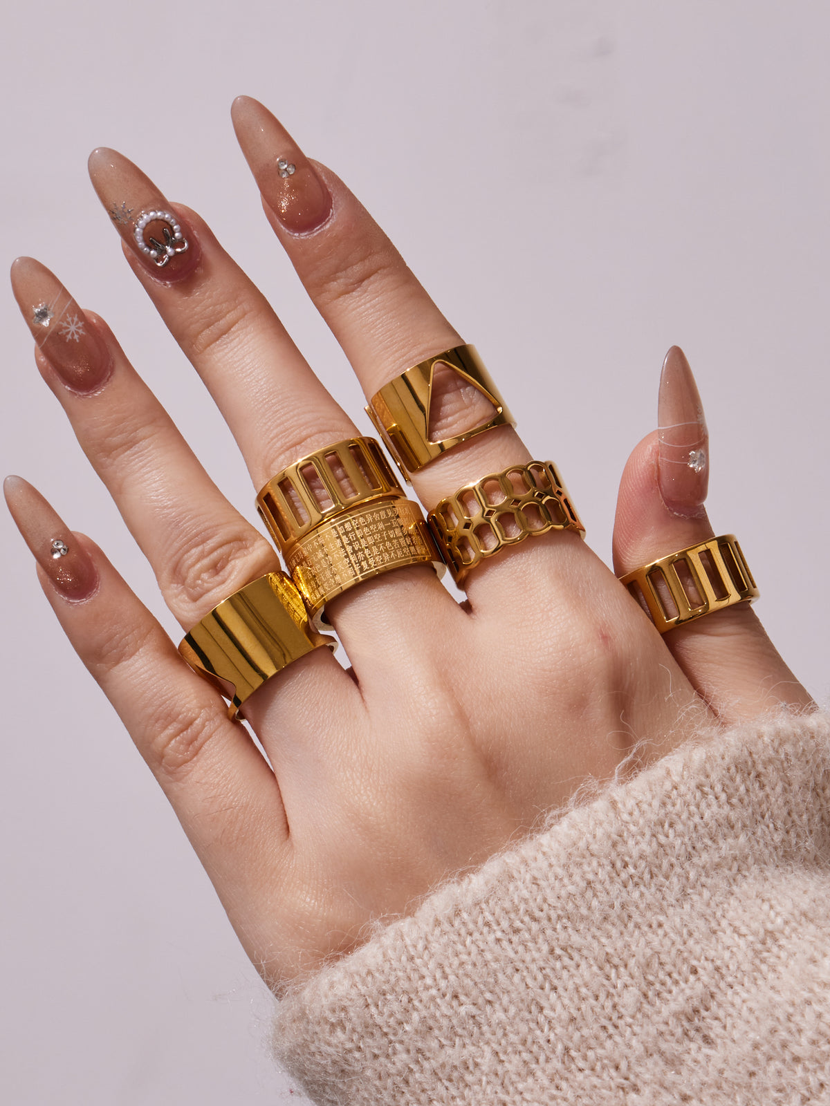 Modern Geometric Statement Rings — Choose Your Style