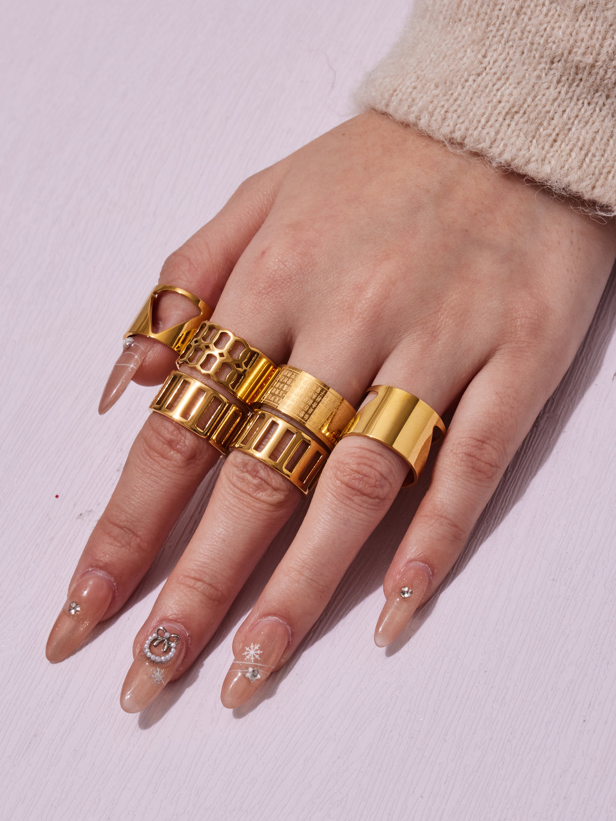 Modern Geometric Statement Rings — Choose Your Style