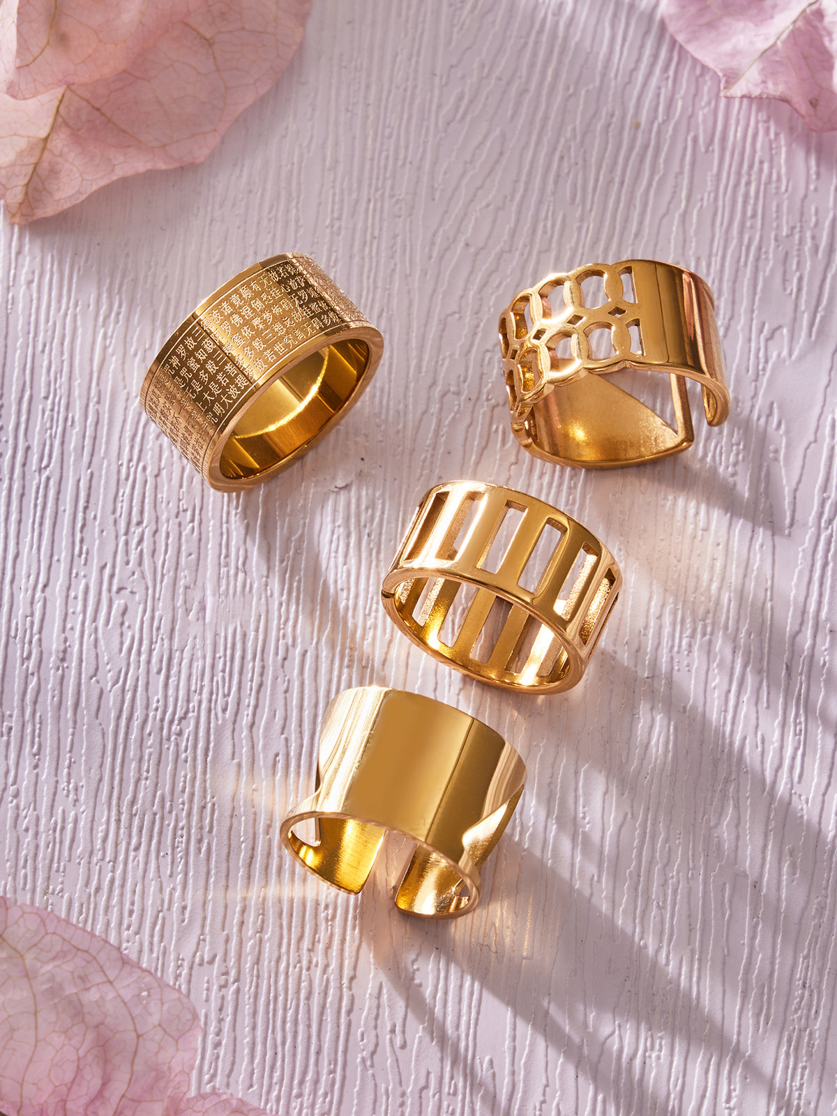 Modern Geometric Statement Rings — Choose Your Style