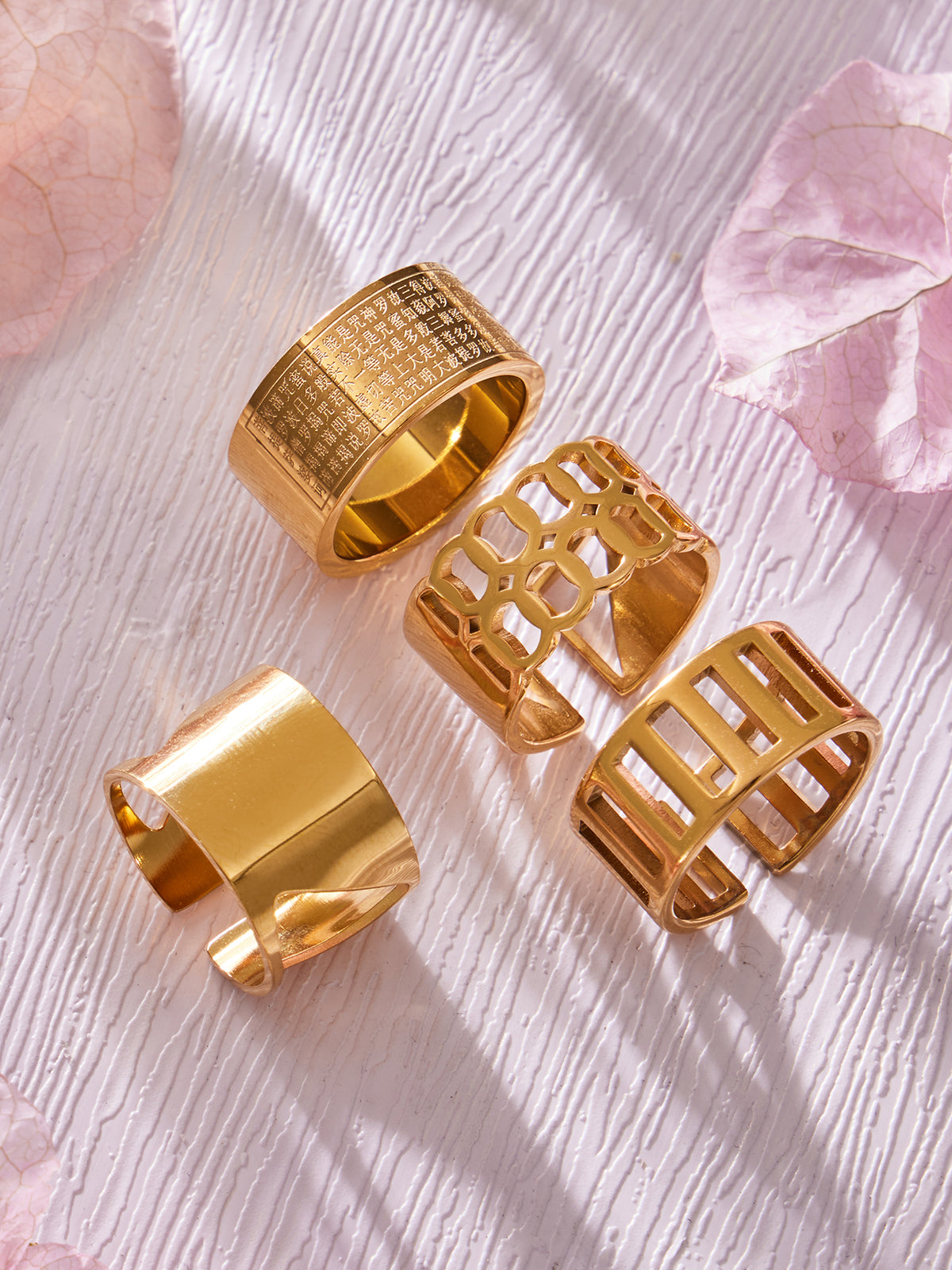 Modern Geometric Statement Rings — Choose Your Style
