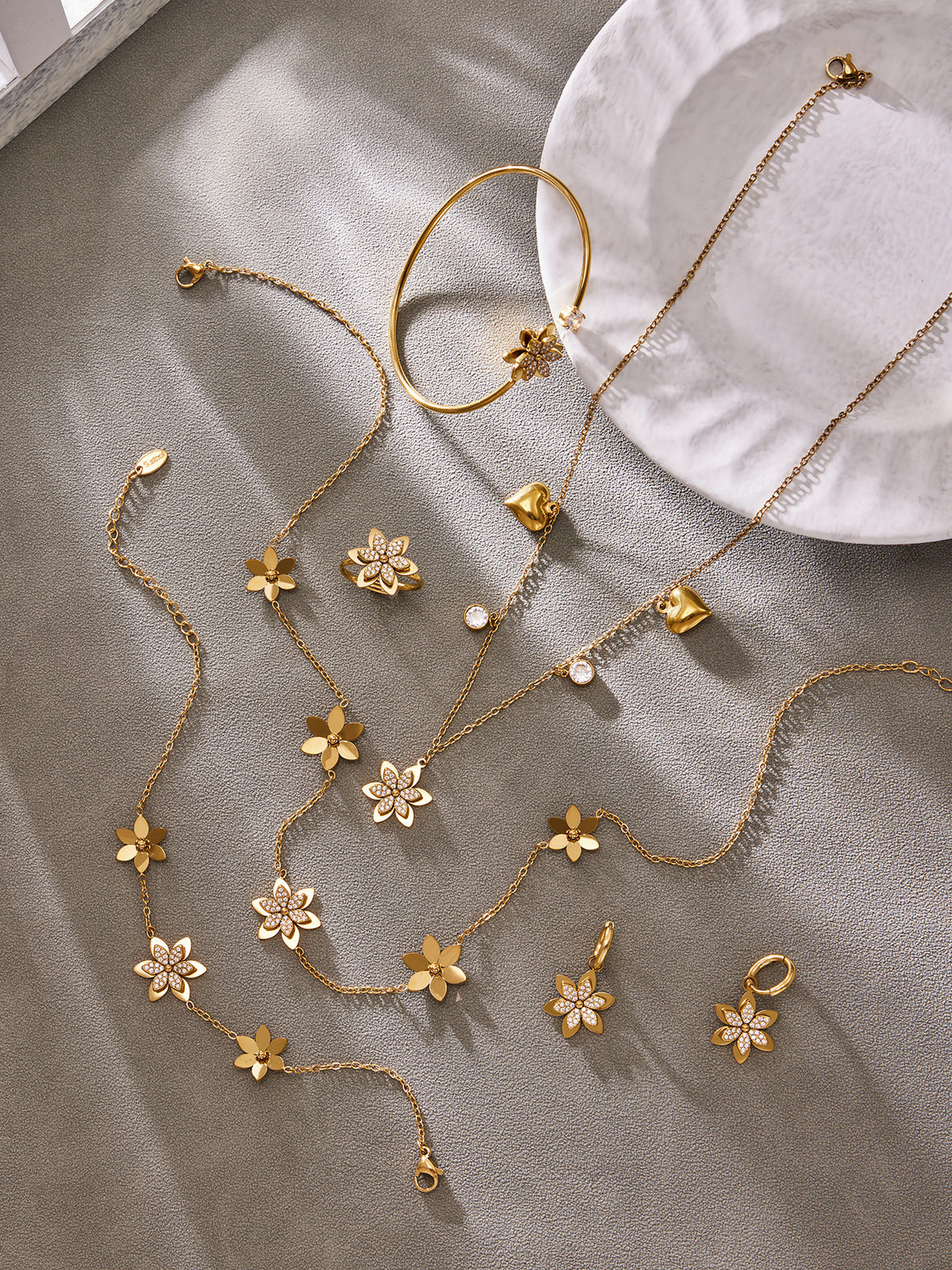 Crystal Blossom Jewelry Collection — Choose Your Piece
