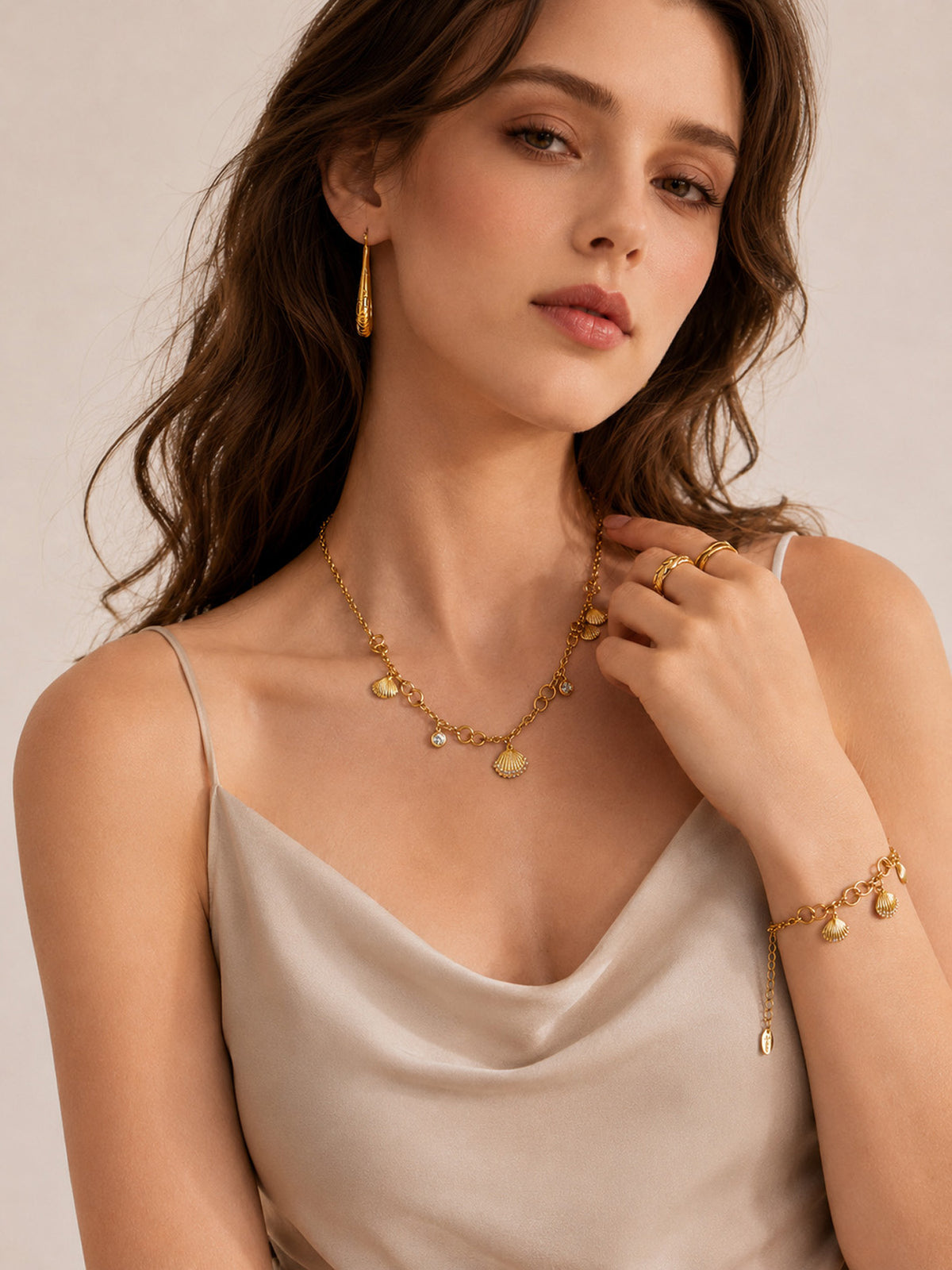Ocean Shell Charm Jewelry — Choose Your Piece