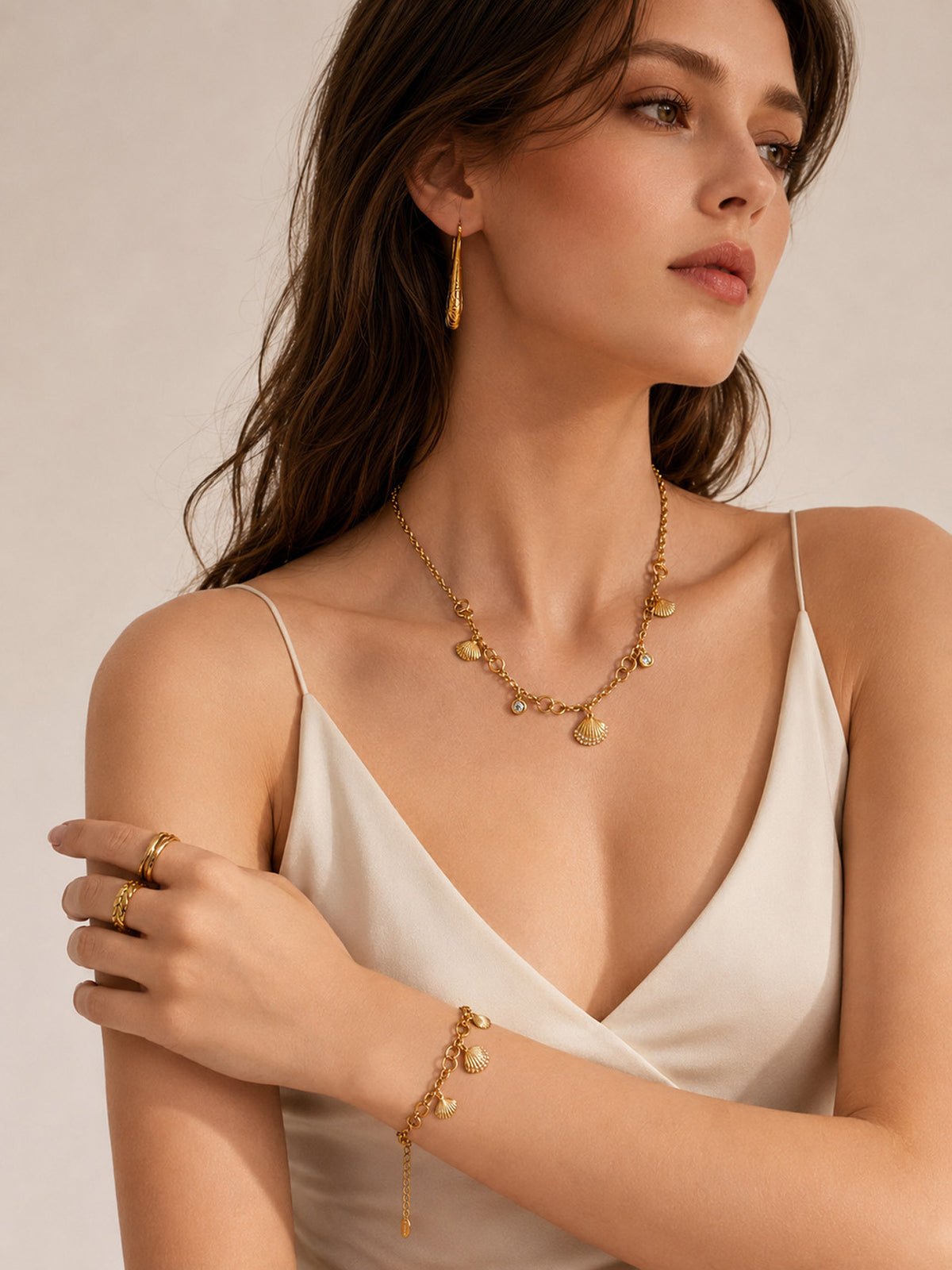 Ocean Shell Charm Jewelry — Choose Your Piece