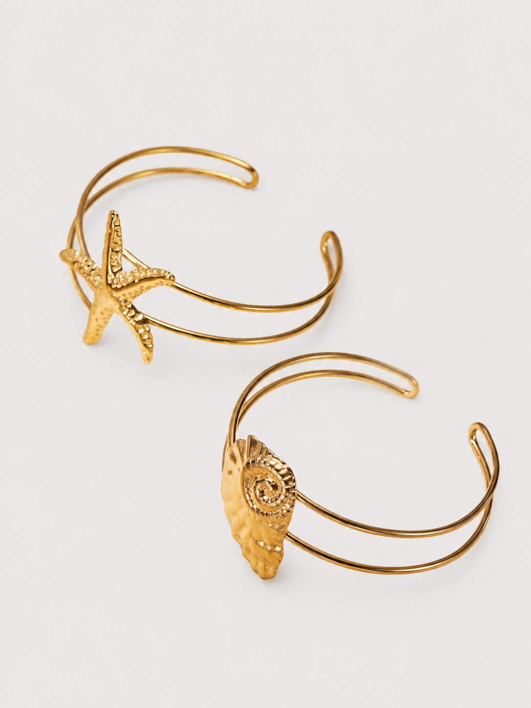 Ocean Sculptural Cuff Bracelet