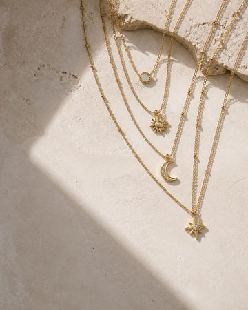 OVIAZEN gold necklaces collection